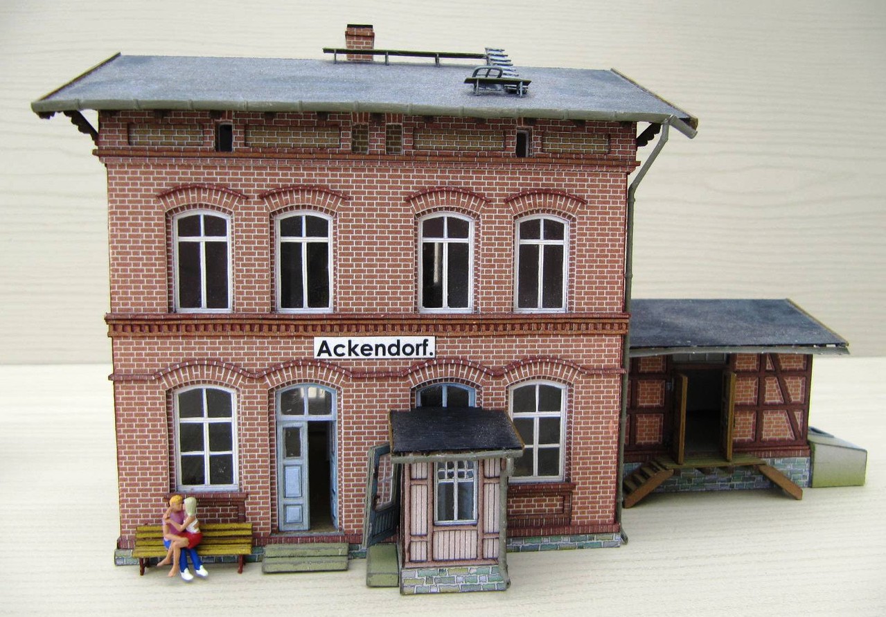 (c) W. Fehse - Bahnhof Ackendorf 1:87 (H0)