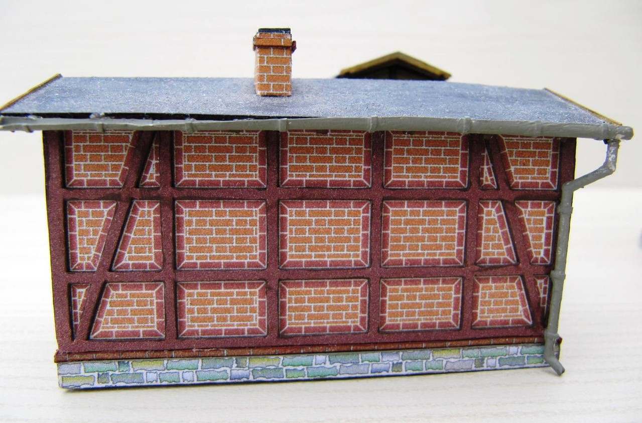 (c) W. Fehse - Nebengebäude - Rückseite 1:87 (H0)