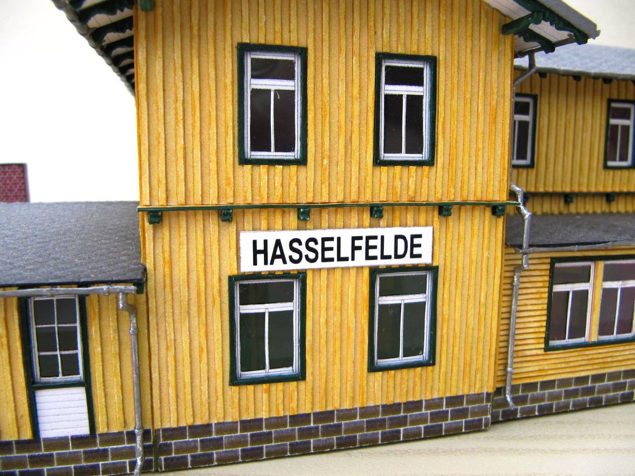 (c) W. Fehse - Original-Bahnhofsschild 1:87 (H0)