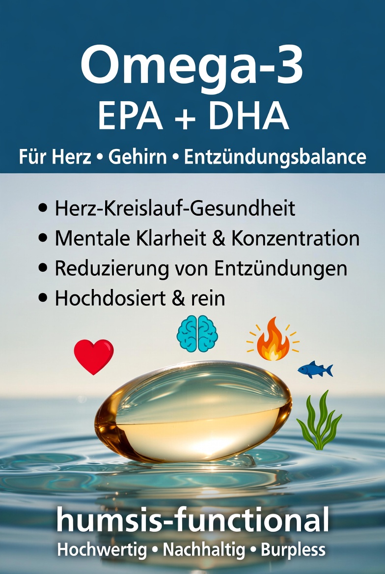 Omega-3 – der unterschätzte Gamechanger für Herz, Gehirn und Entzündungsbalance