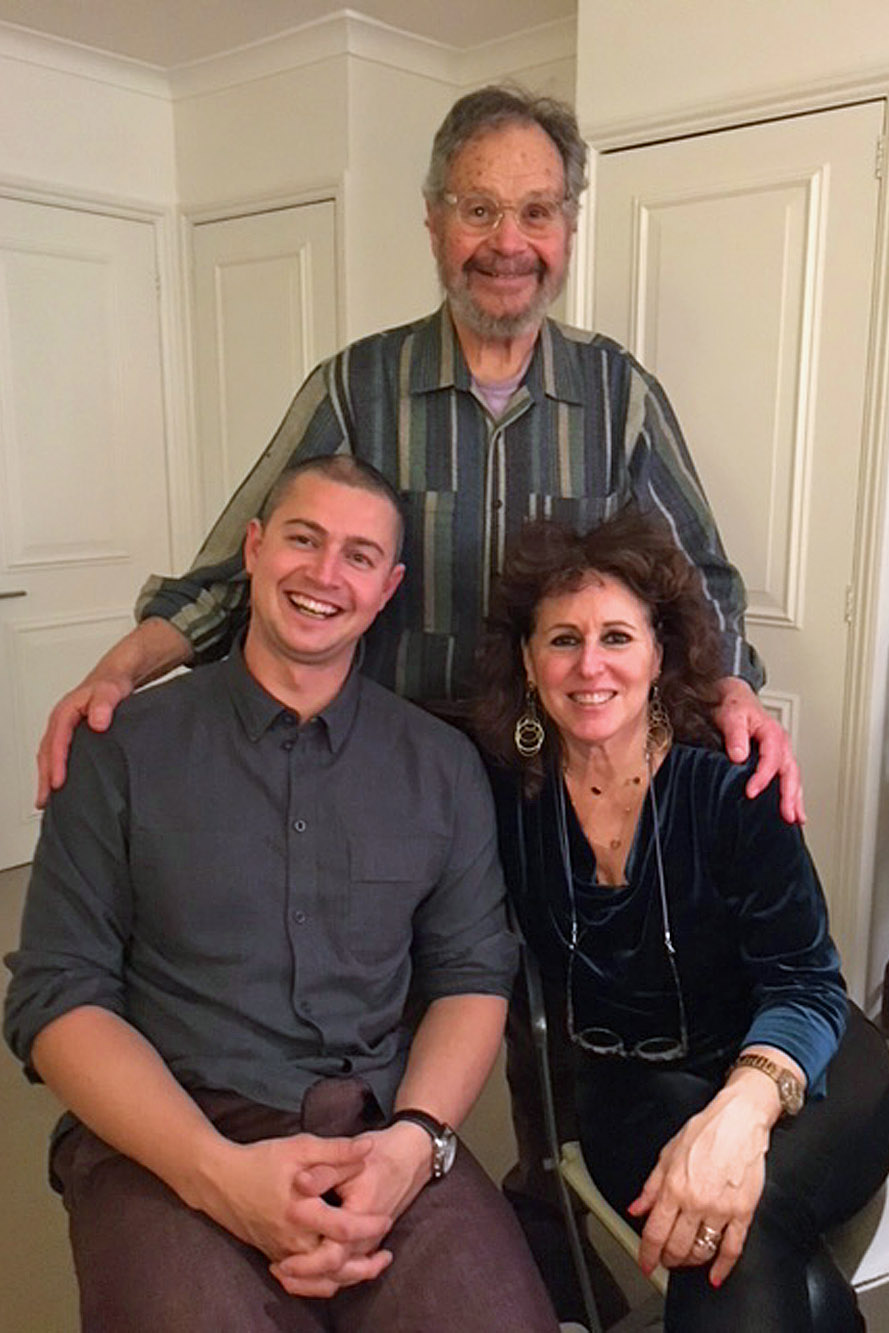 Ron Mehlman, Sol and Janice Mehlman 2017 in London