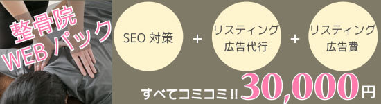 整体、整骨院でのお得なSEOプラン