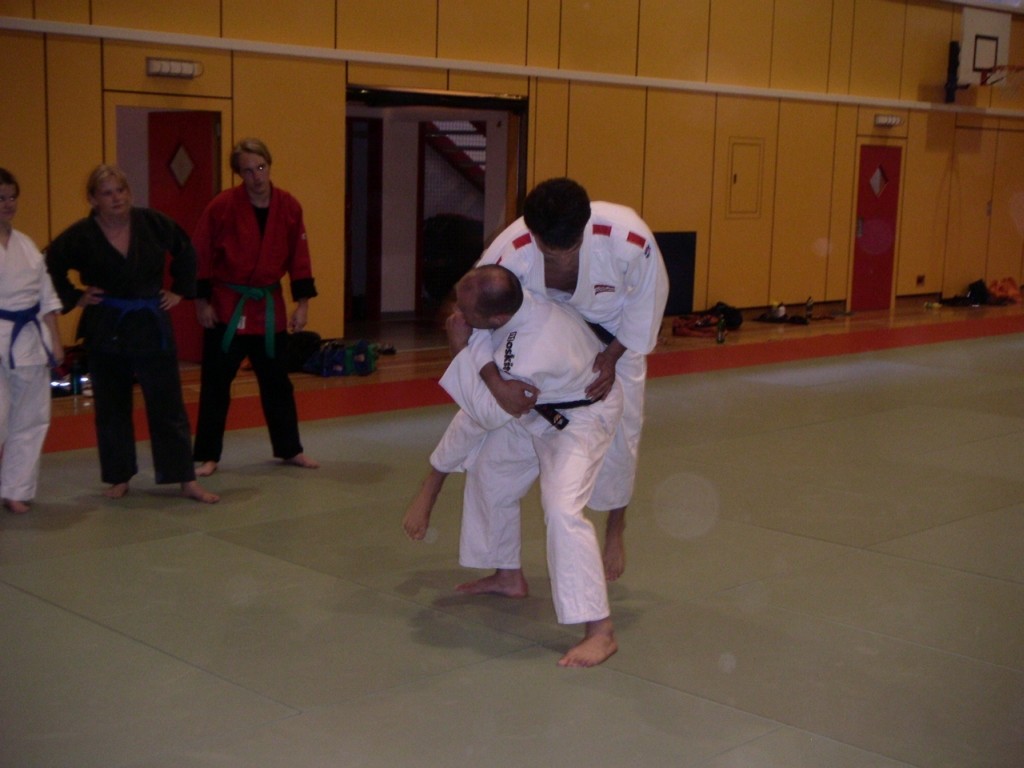 Judokas Roman Jahoda und Taro Netzer 