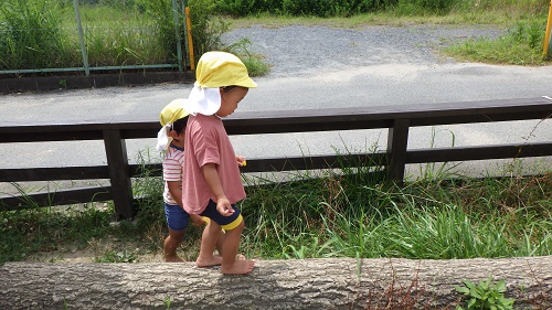 いっぽんばしわたれ♬（2歳児）