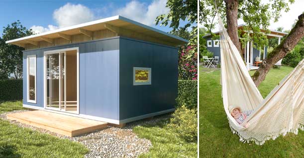 Hochwertige Gartenlaube schnell gebaut - ZweitHaus GmbH