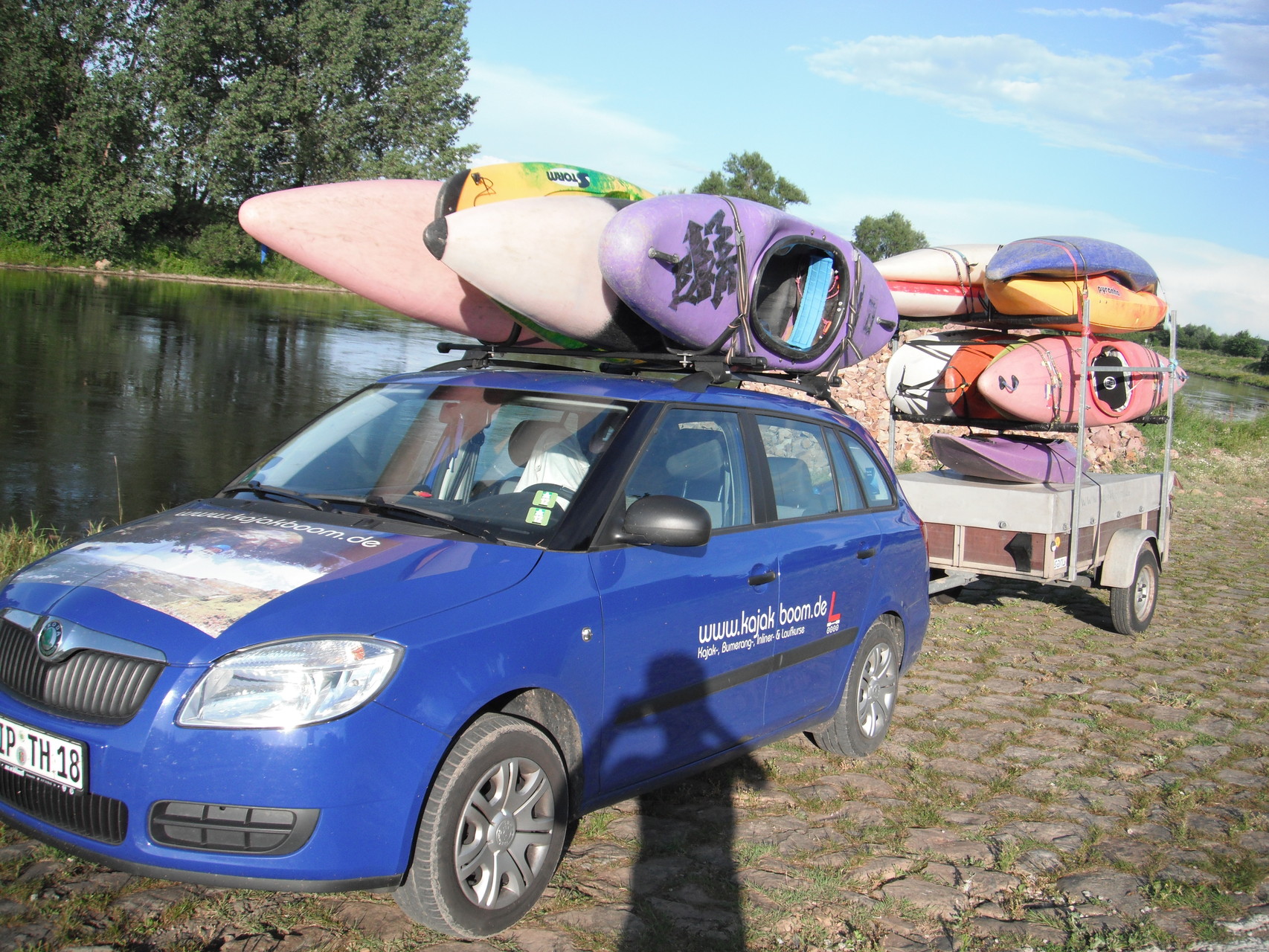Ausstieg der Wesertour in Varenholz
