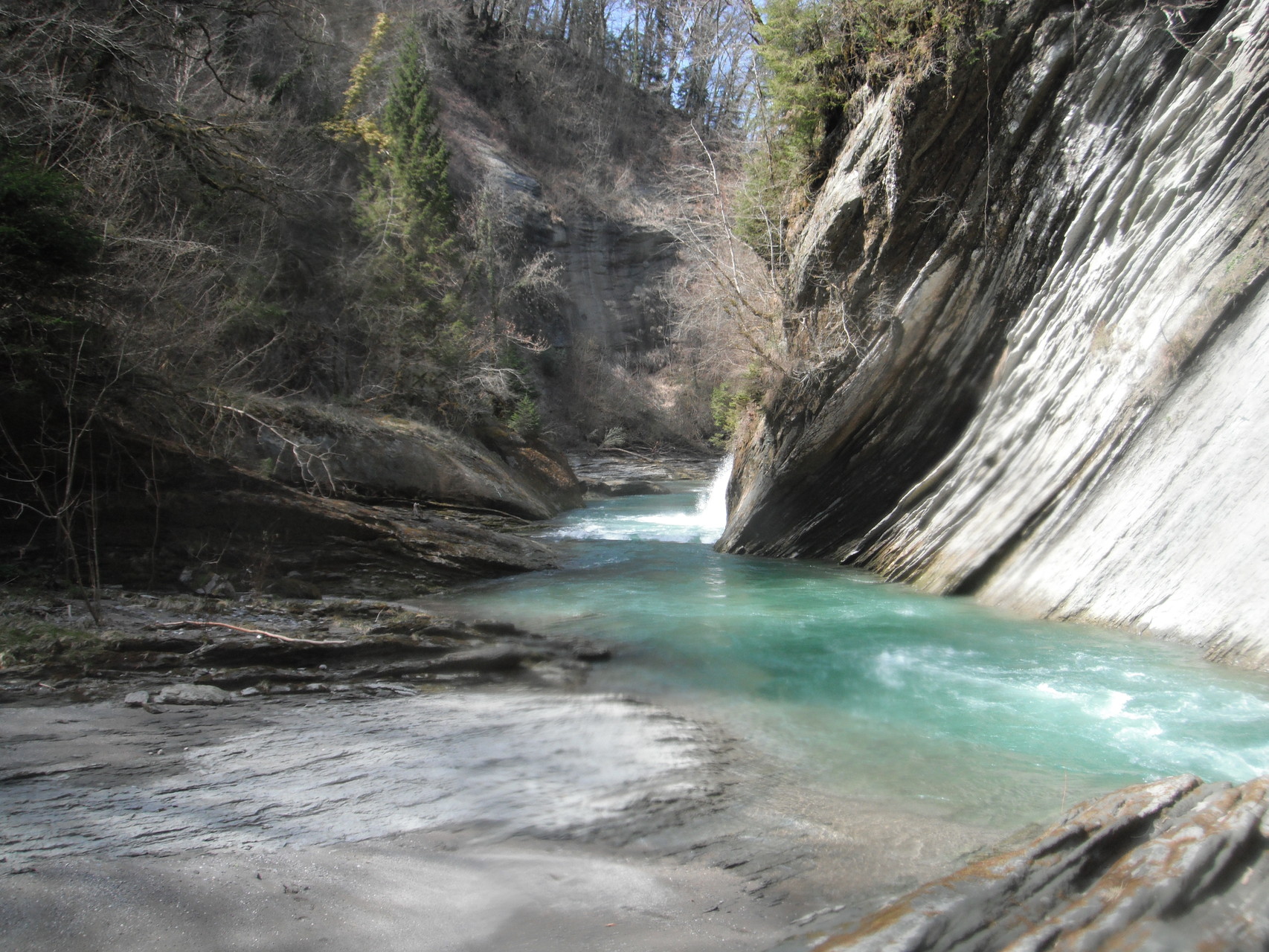 Klamm des Cheran in Frankreich