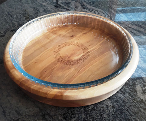 Spätzle Schale Birke mit hitzefestem Glas --- mit 26 cm oder 31 cm DM, 