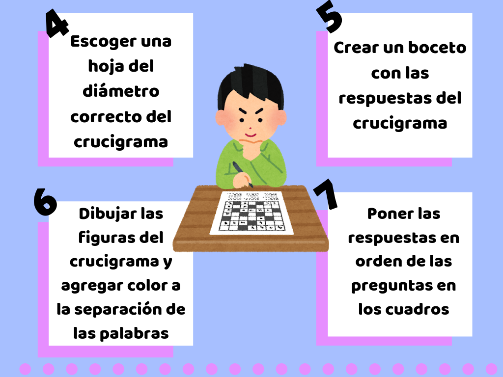 ¿CUÁL ES EL PROCESO PARA HACER UN CRUCIGRAMA? - Página web de marifers-n08