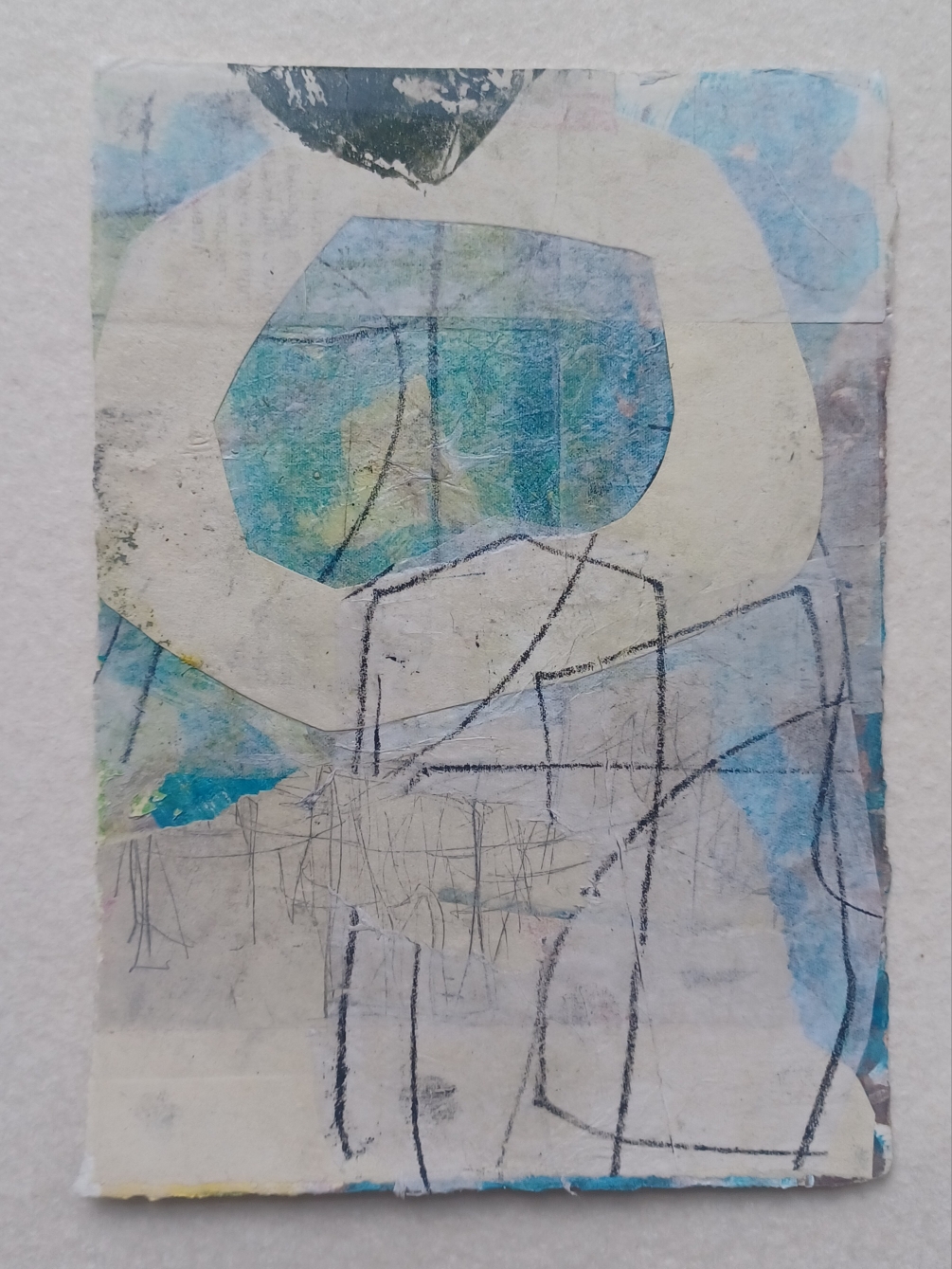 Mixed media 12,5cmx17,5cm 2023