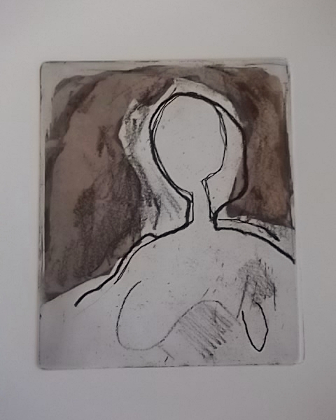 Aquatint, vernis mou, droge naald 10,5 x 13 cm 2015