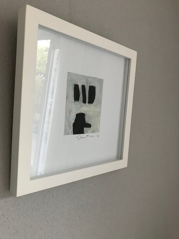 Acryl op krantenfoto 2017