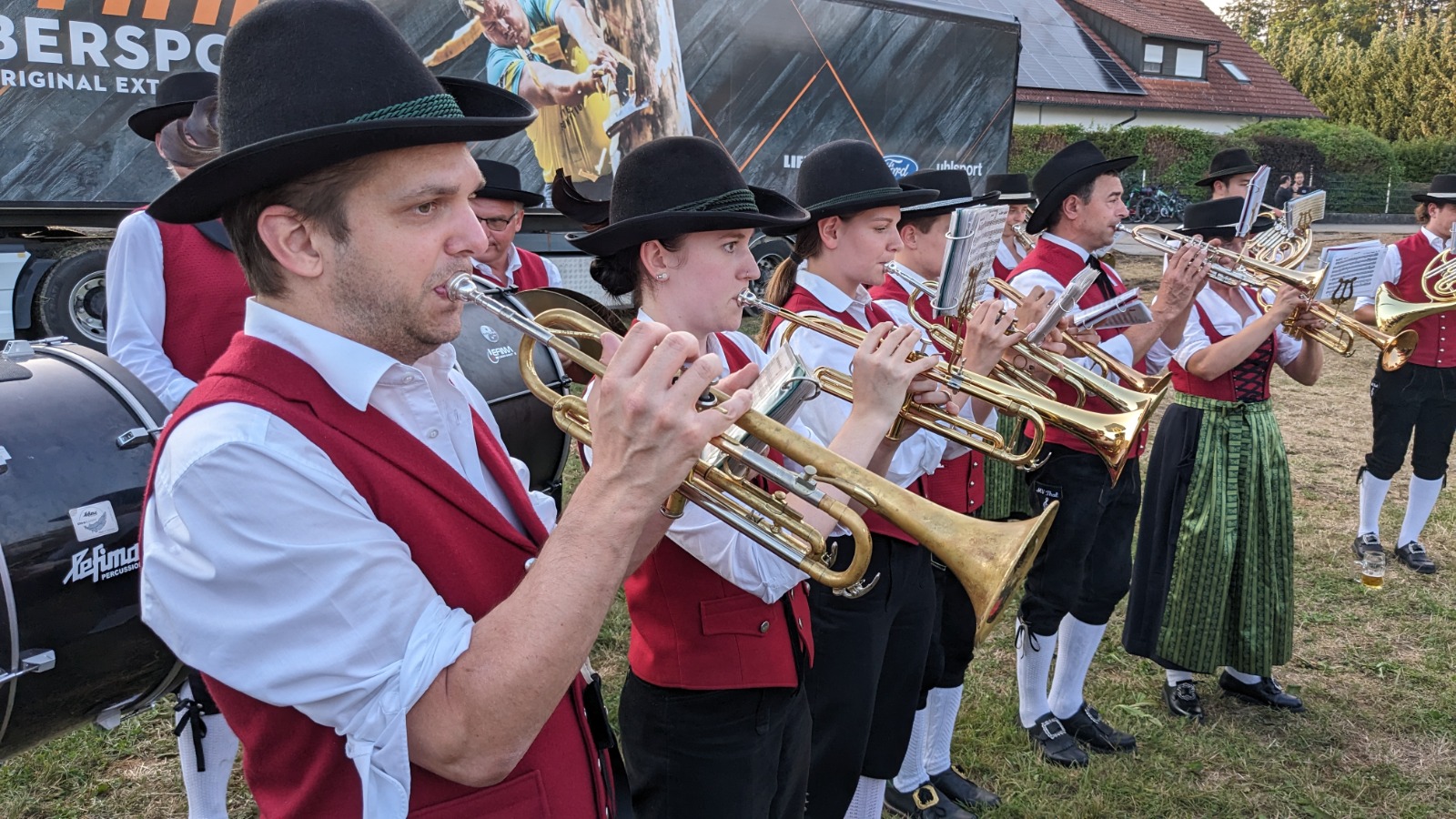 Musikfest Unterreitnau am 13.07.2023 Musikverein Hörbranz seit 1779