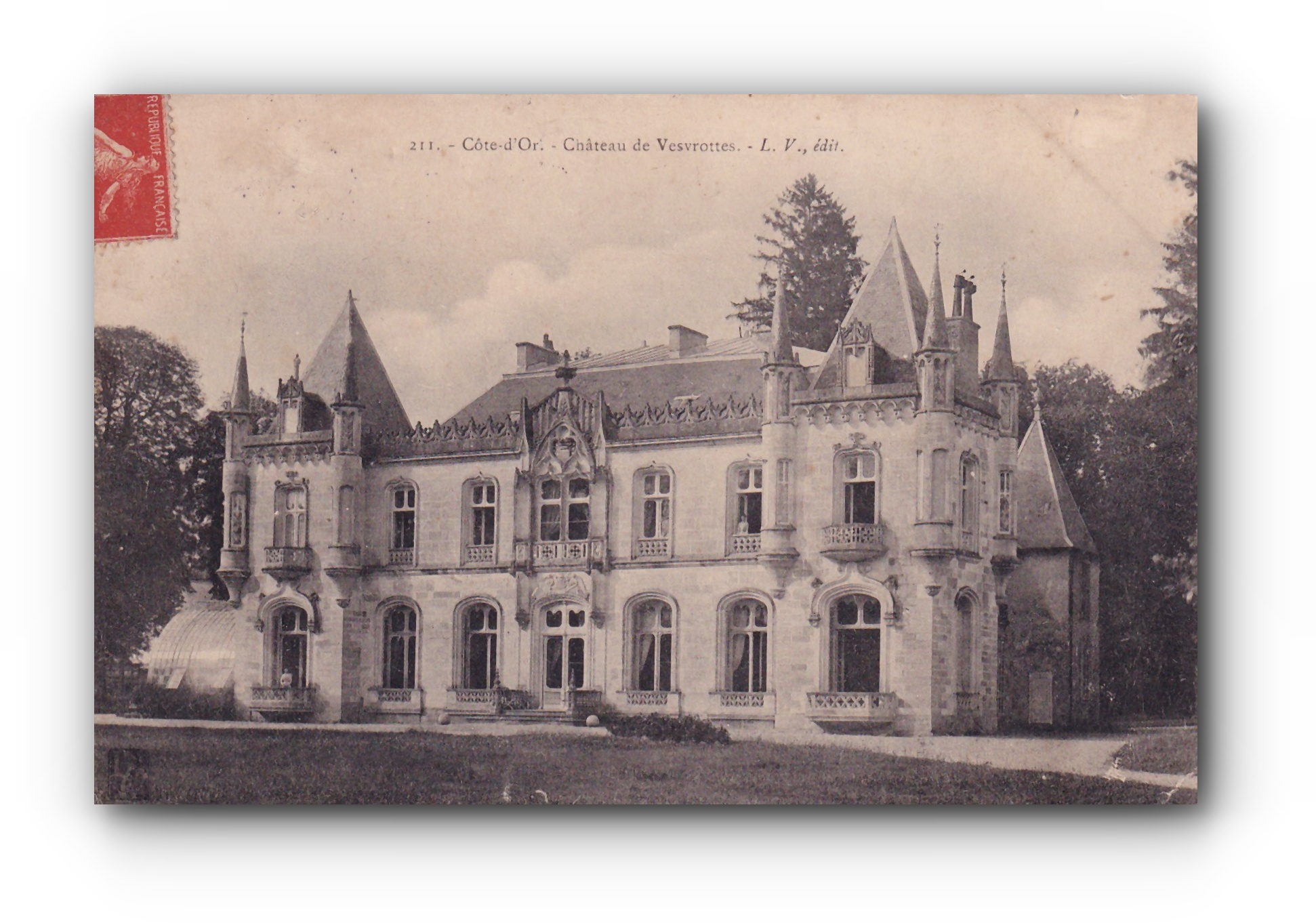 - Château de VESVROTTES - Côte d'Or  - 29.07.1907 -
