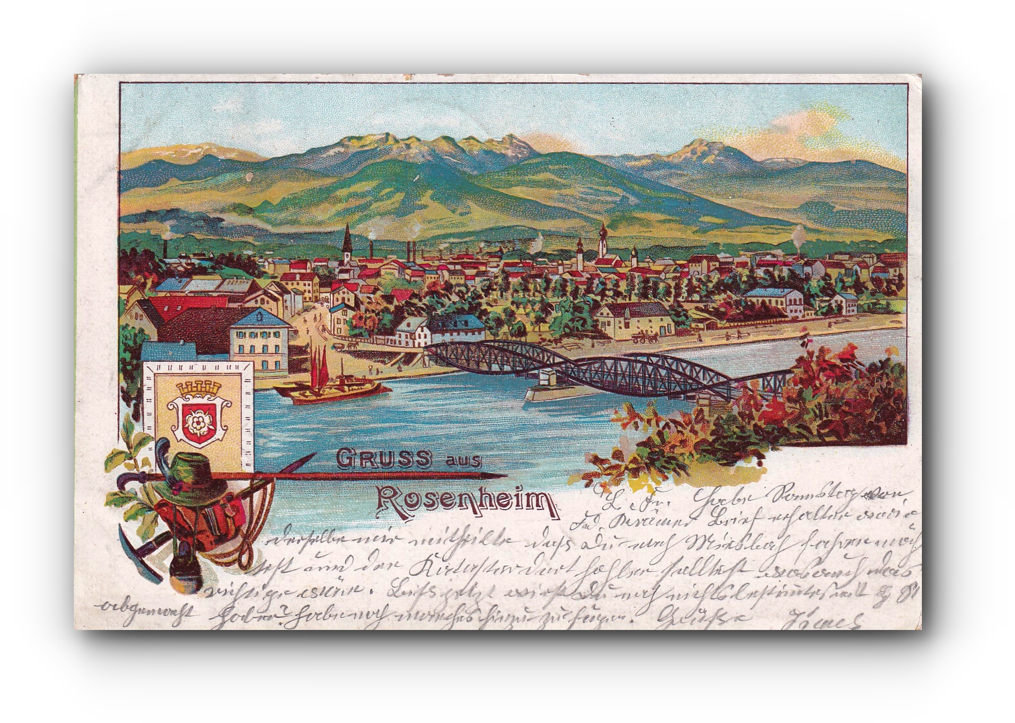 - Gruss aus ROSENHEIM - 19.08.1901 -