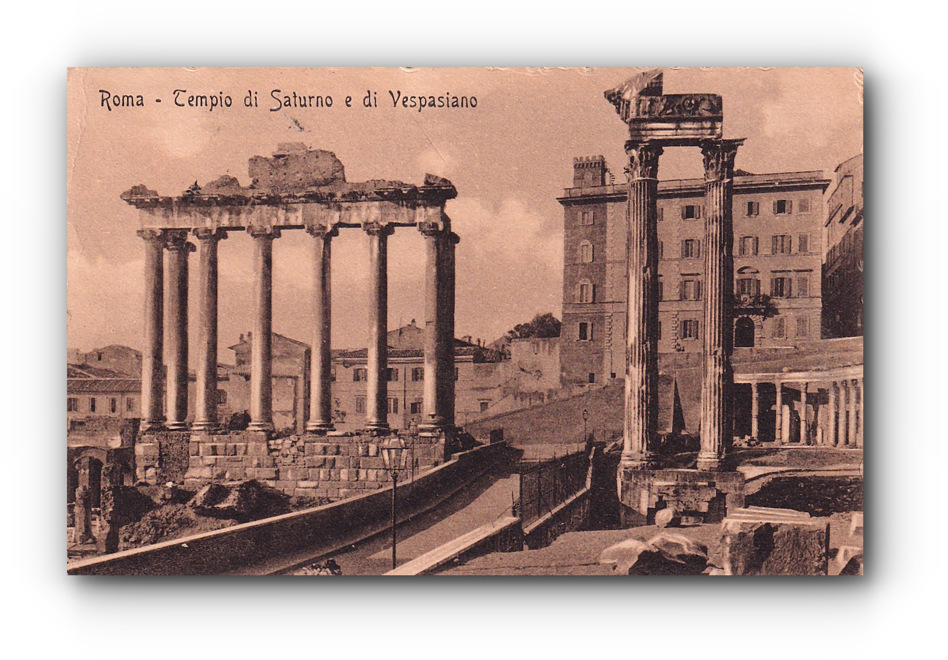 - Tempio di Saturno e di Vespasiano - ROMA -