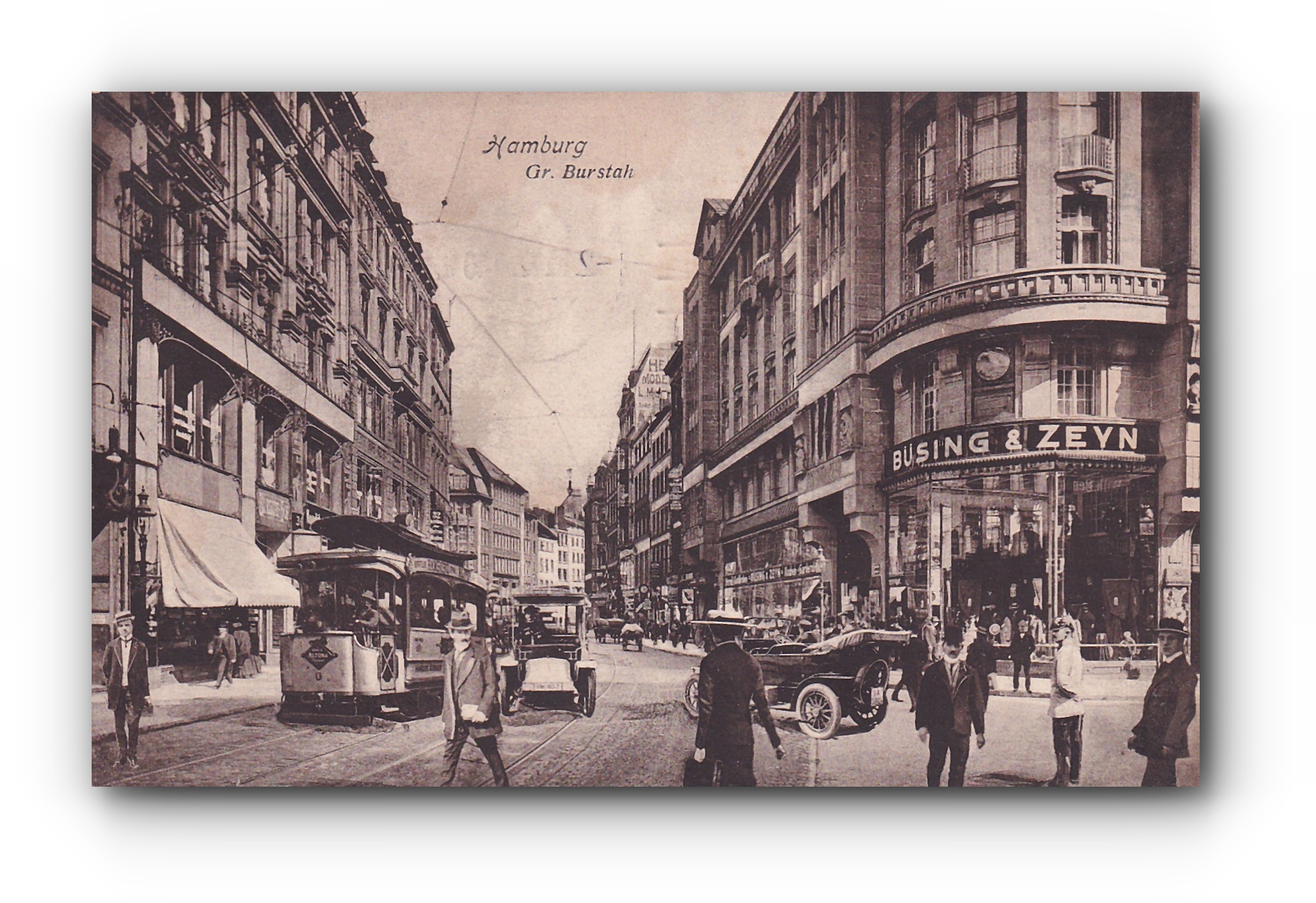 - Große Burstah - HAMBURG - 02.10.1912 -