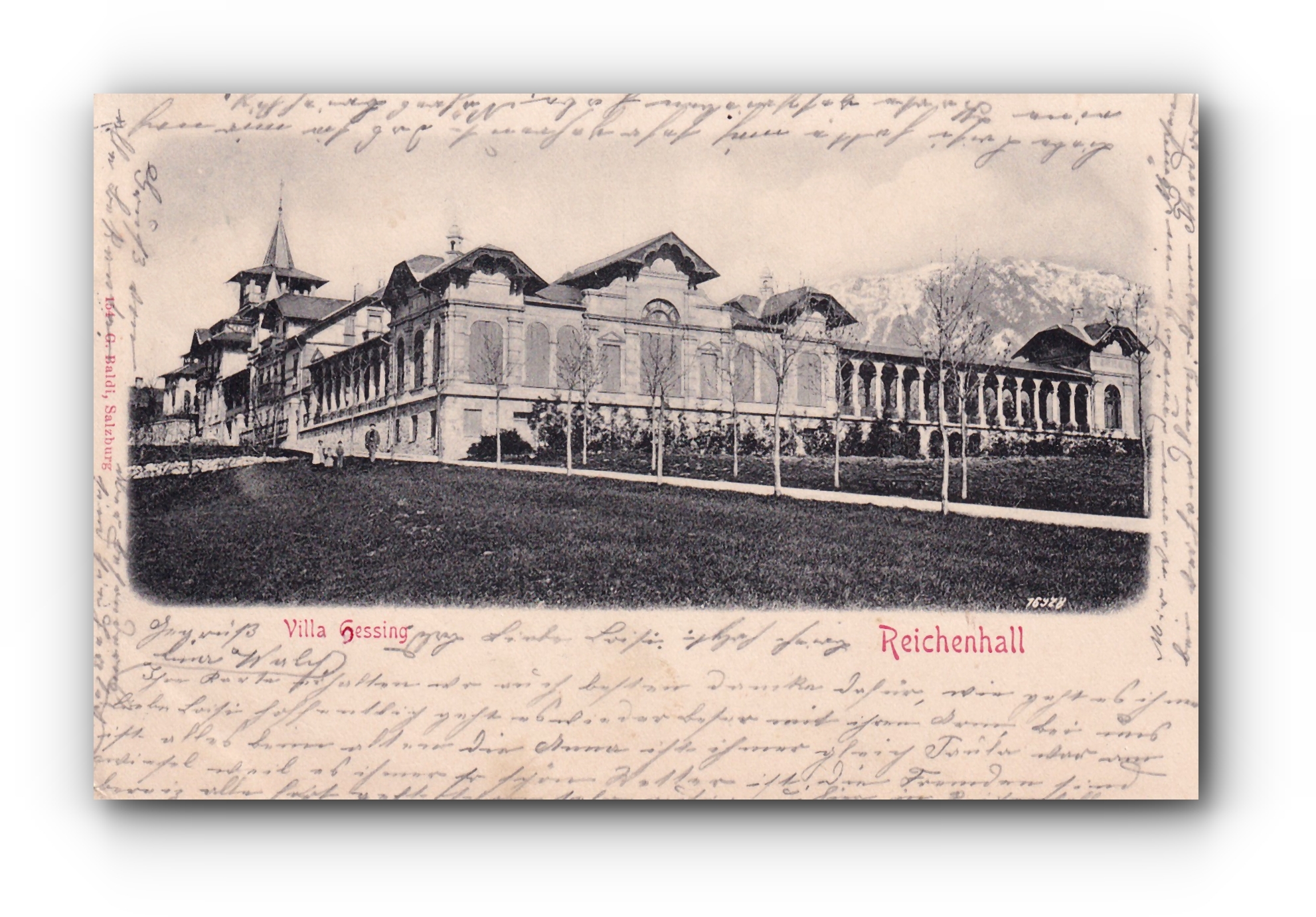 - Villa Hessing - REICHENHALL -02.10.1901 -