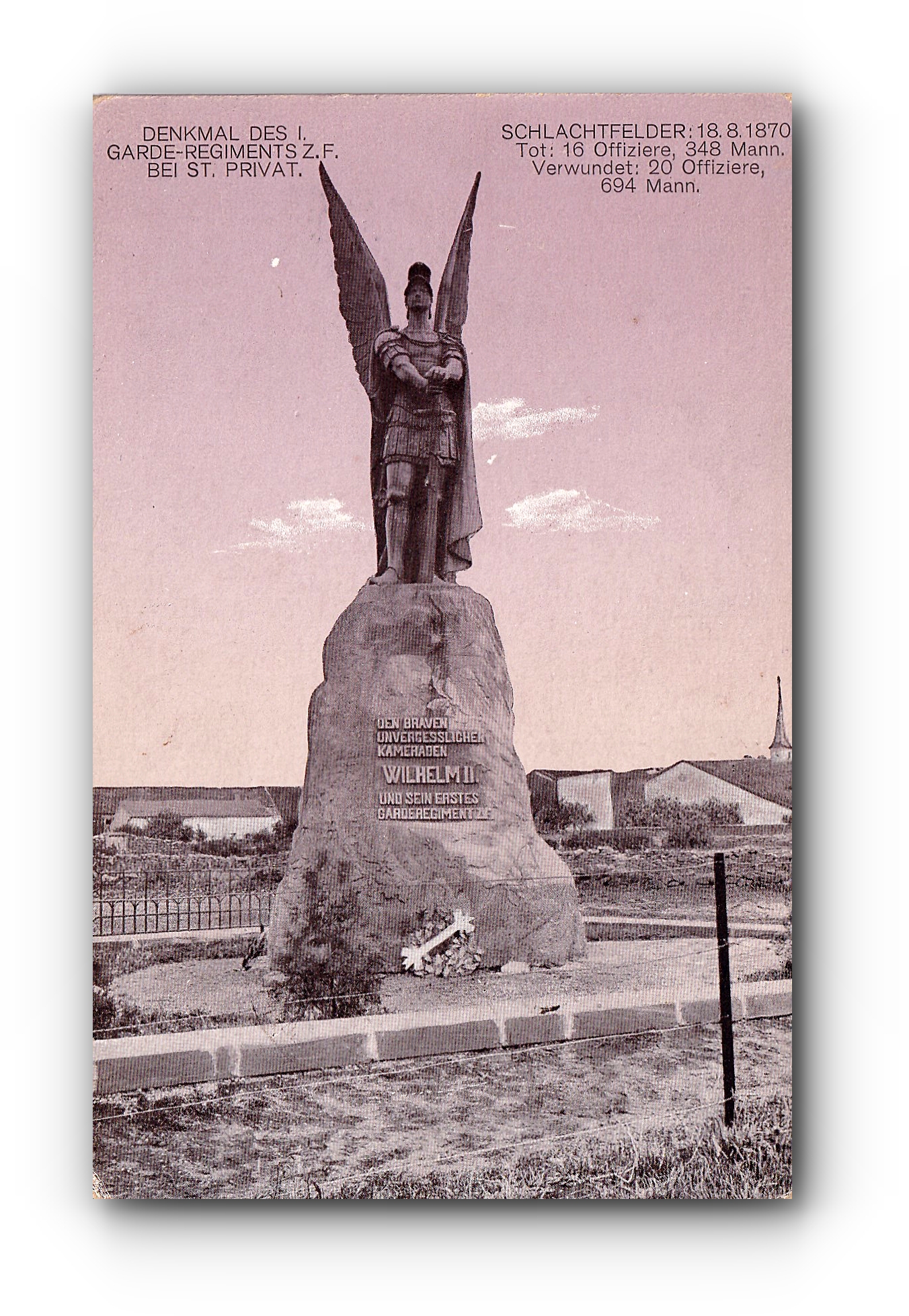 Denkmal - 26.06.1918 - Feldpost