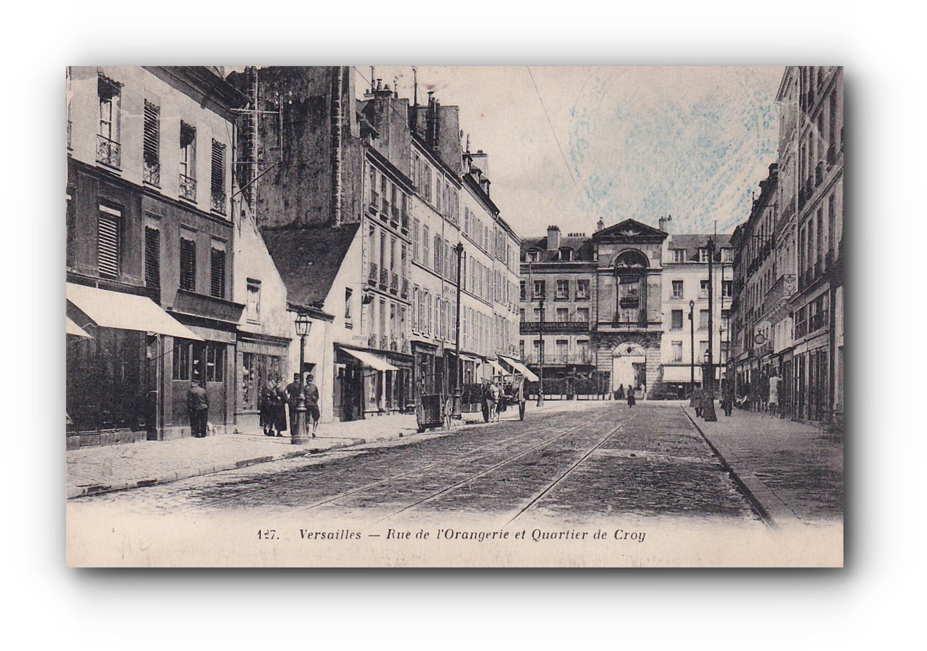 - VERSAILLES - Rue de l'Orangerie et Quartier de Croy - 26.08.1916 -