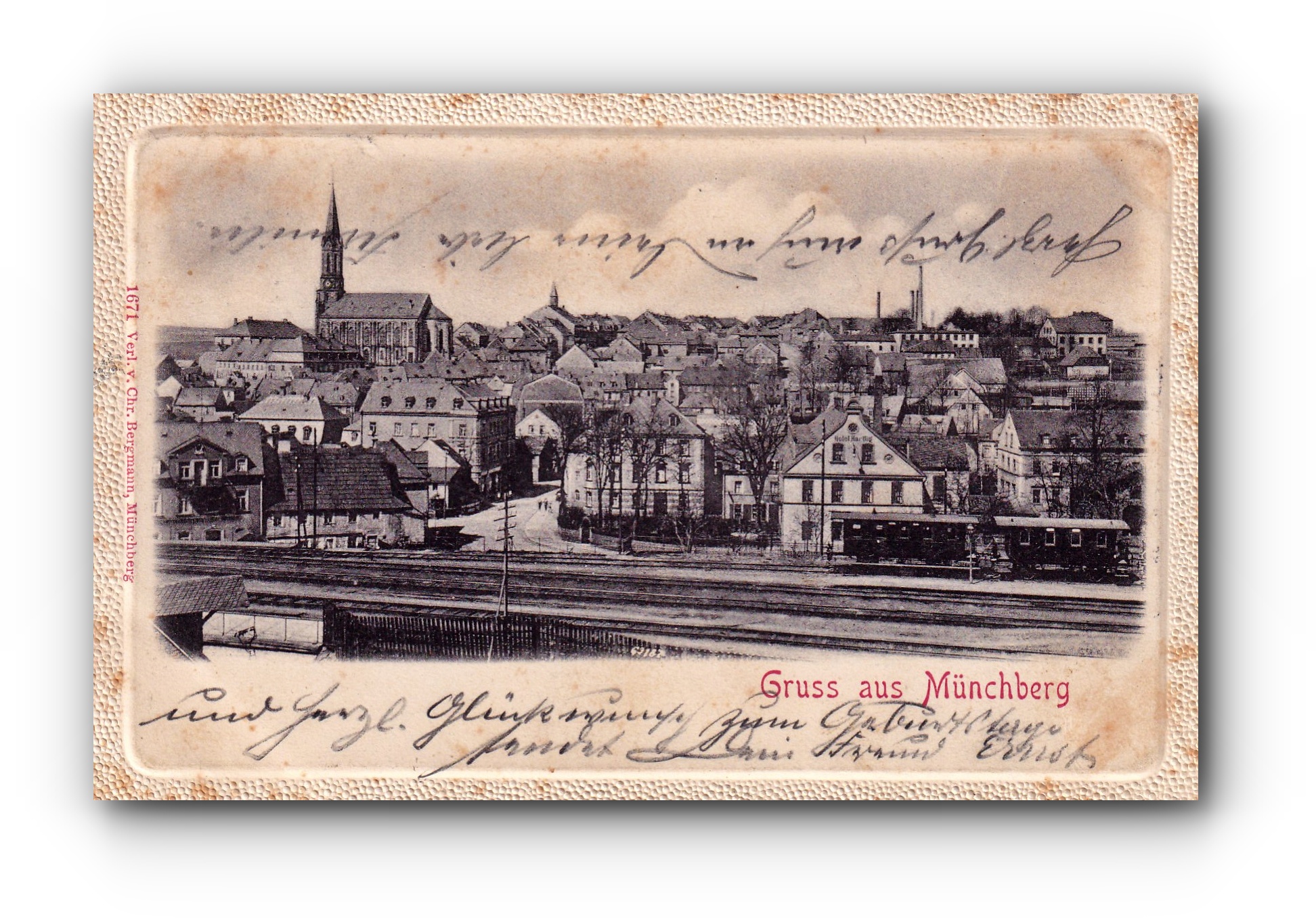 - Gruss aus MÜNCHBERG - 09.08.1903 -