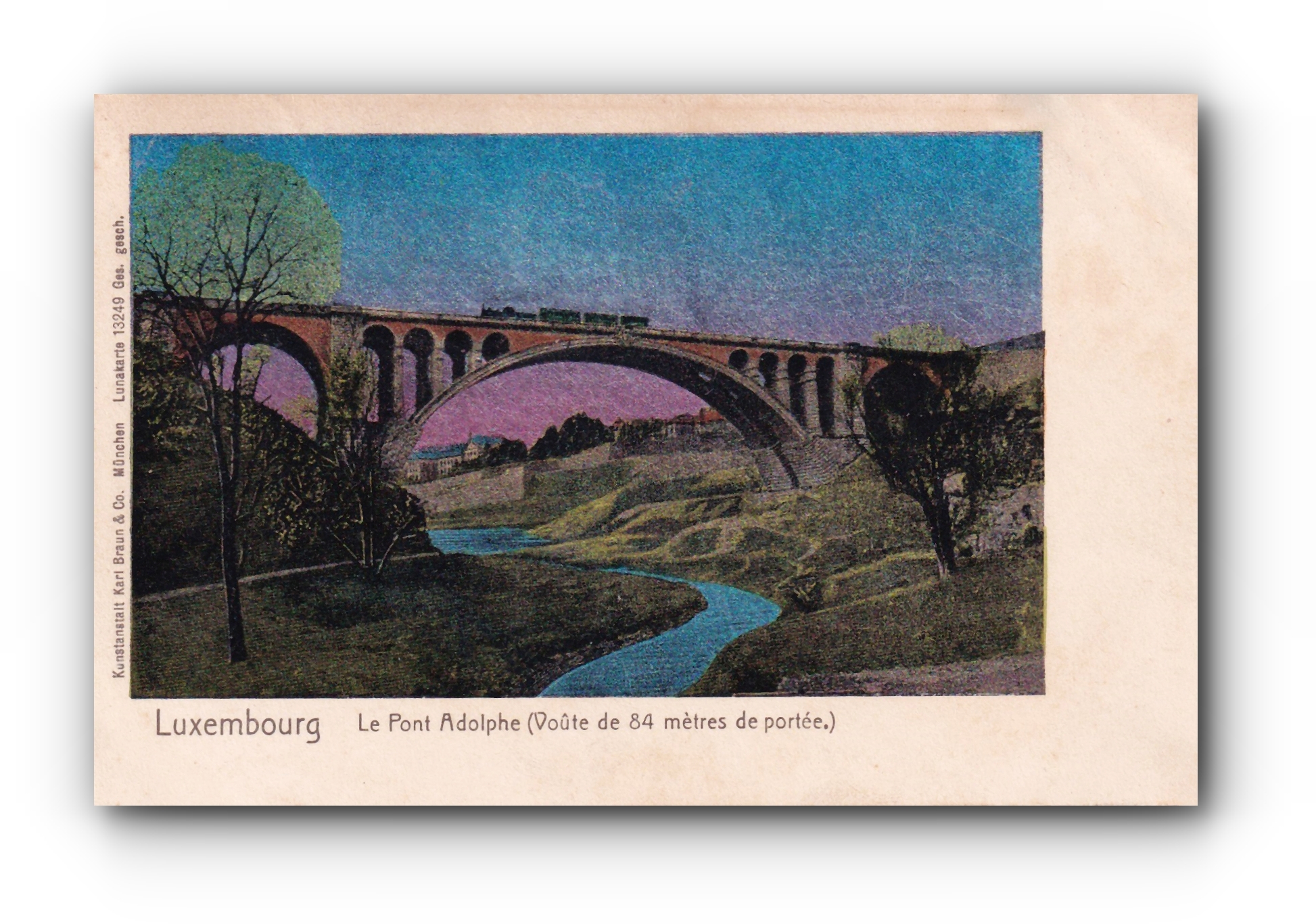 LUXEMBOURG  - Le Pont Adolphe  -12.09.1910