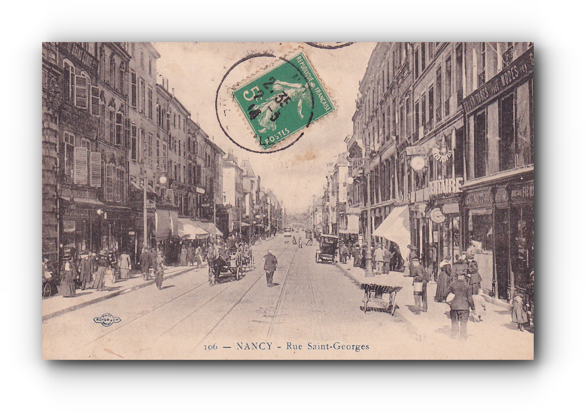 - Rue Saint - Georges - NANCY - 12.03.1914 -