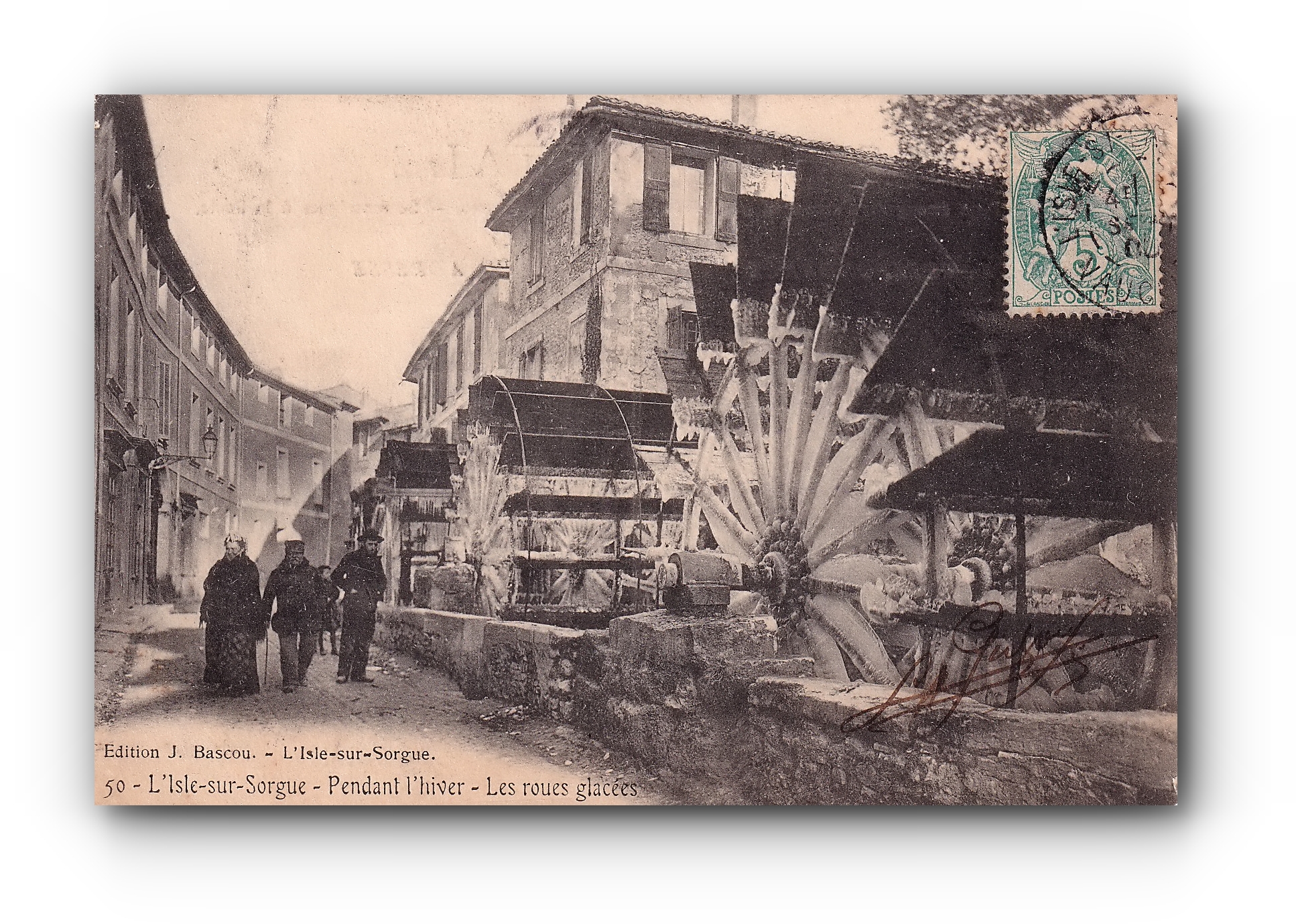 - Les roues glacées - L'ISLE -sur-SORGUE - 11.08.1905 -