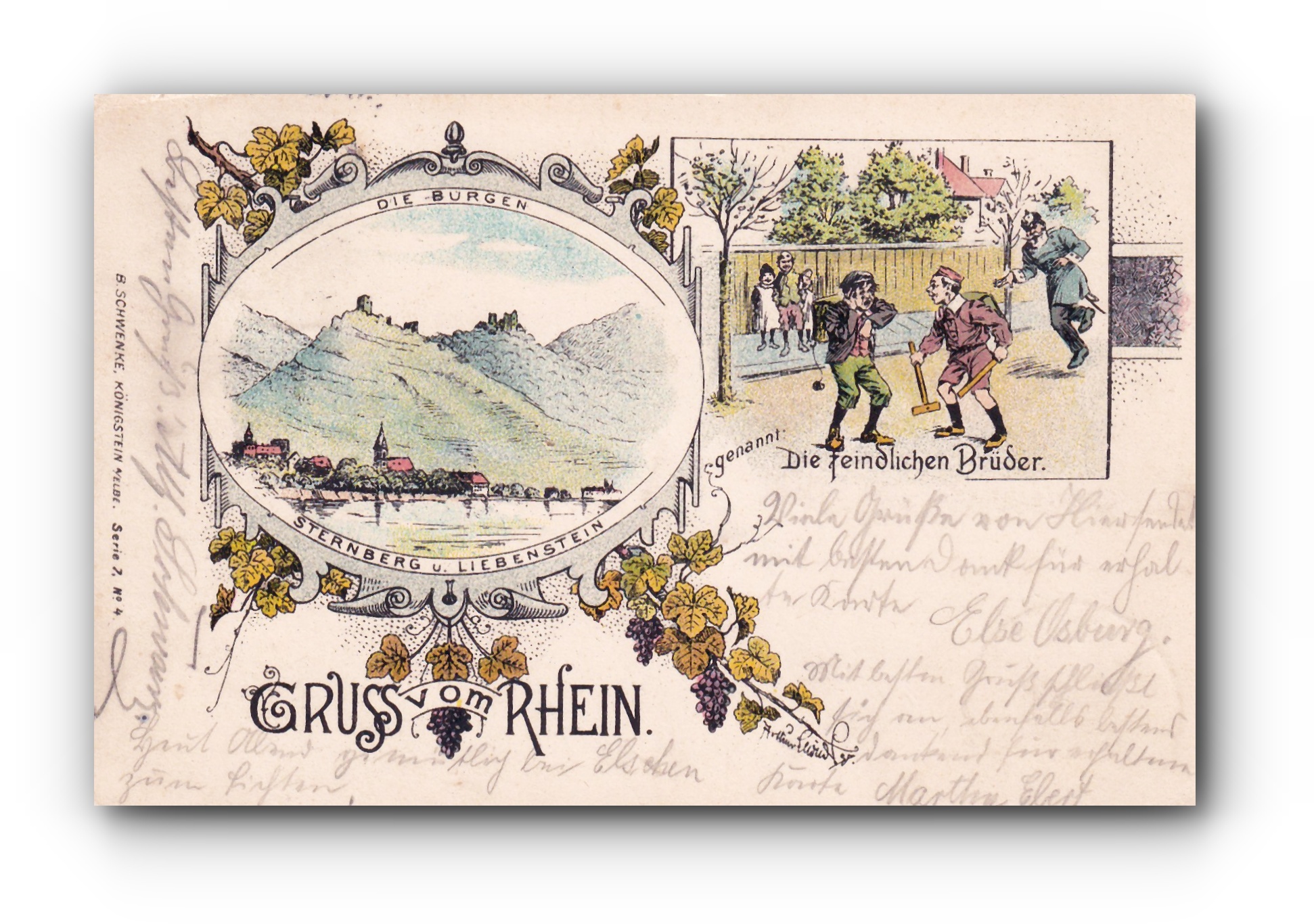 - Gruss vom Rhein - 15.03.1899 -