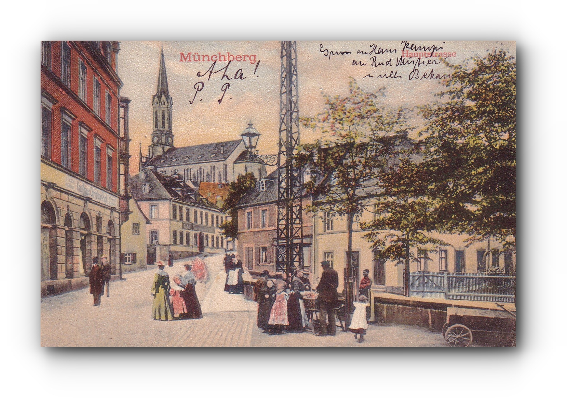 - Hauptstrasse - MÜNCHBERG - 1905 -