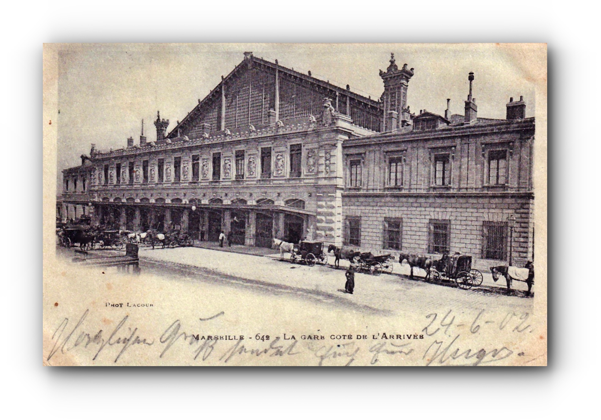 - La Gare côté Arrivé - 09.10.1902 -