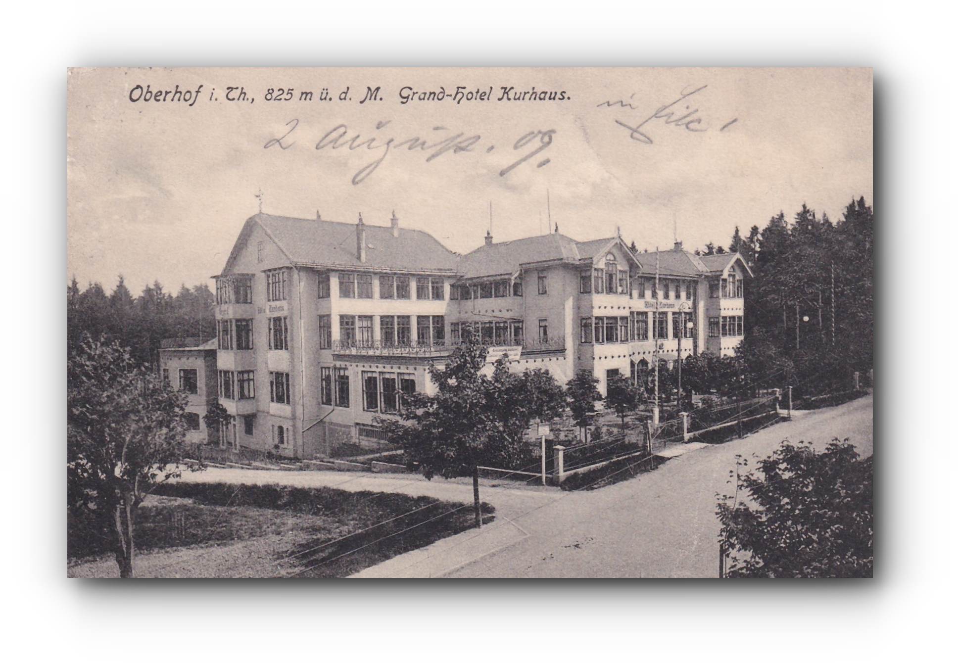 - OBERHOF -  Grand Hotel Kurhaus - 02.08.1909 -