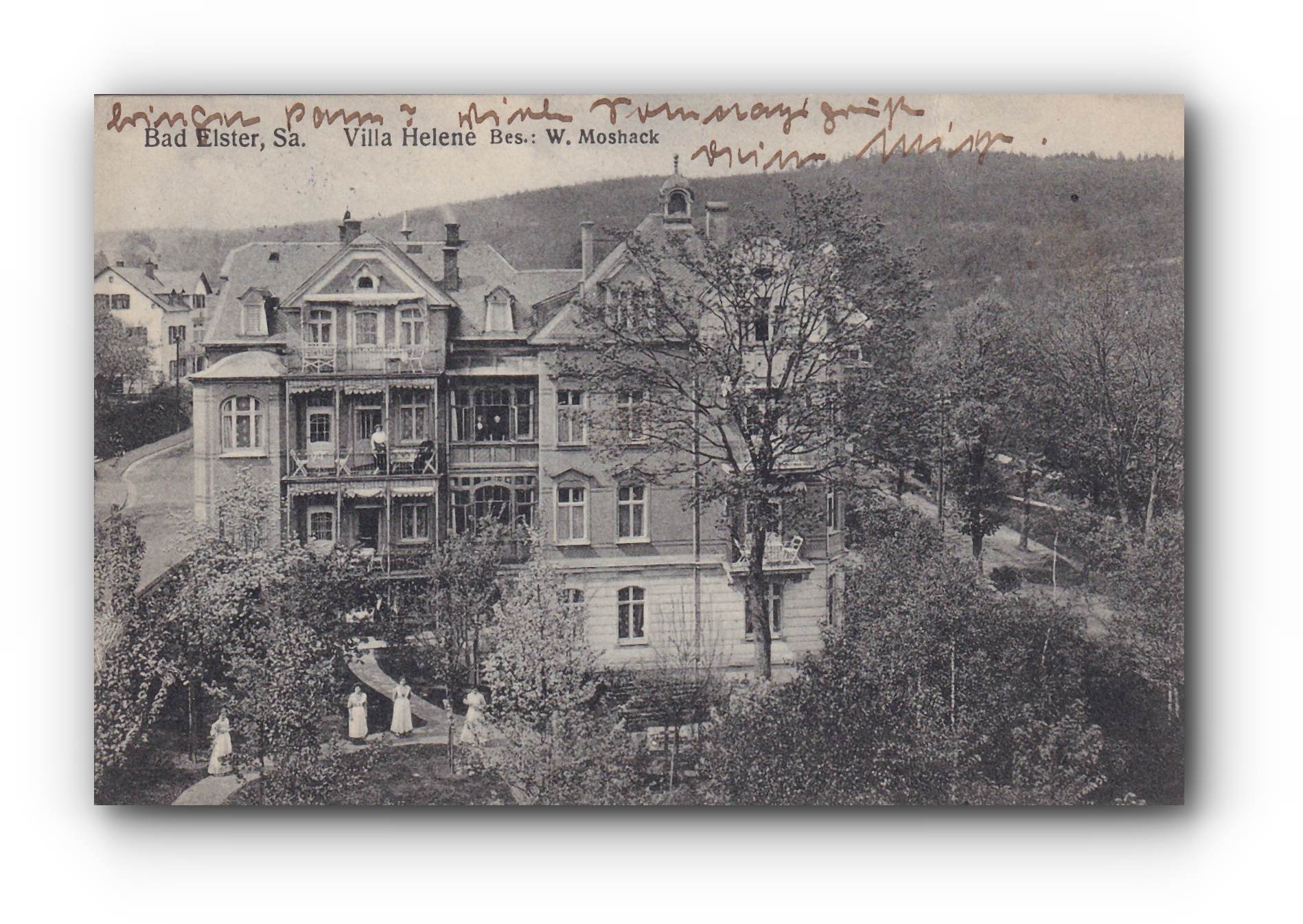 - BAD ELSTER  - Villa Helene - 1918 -