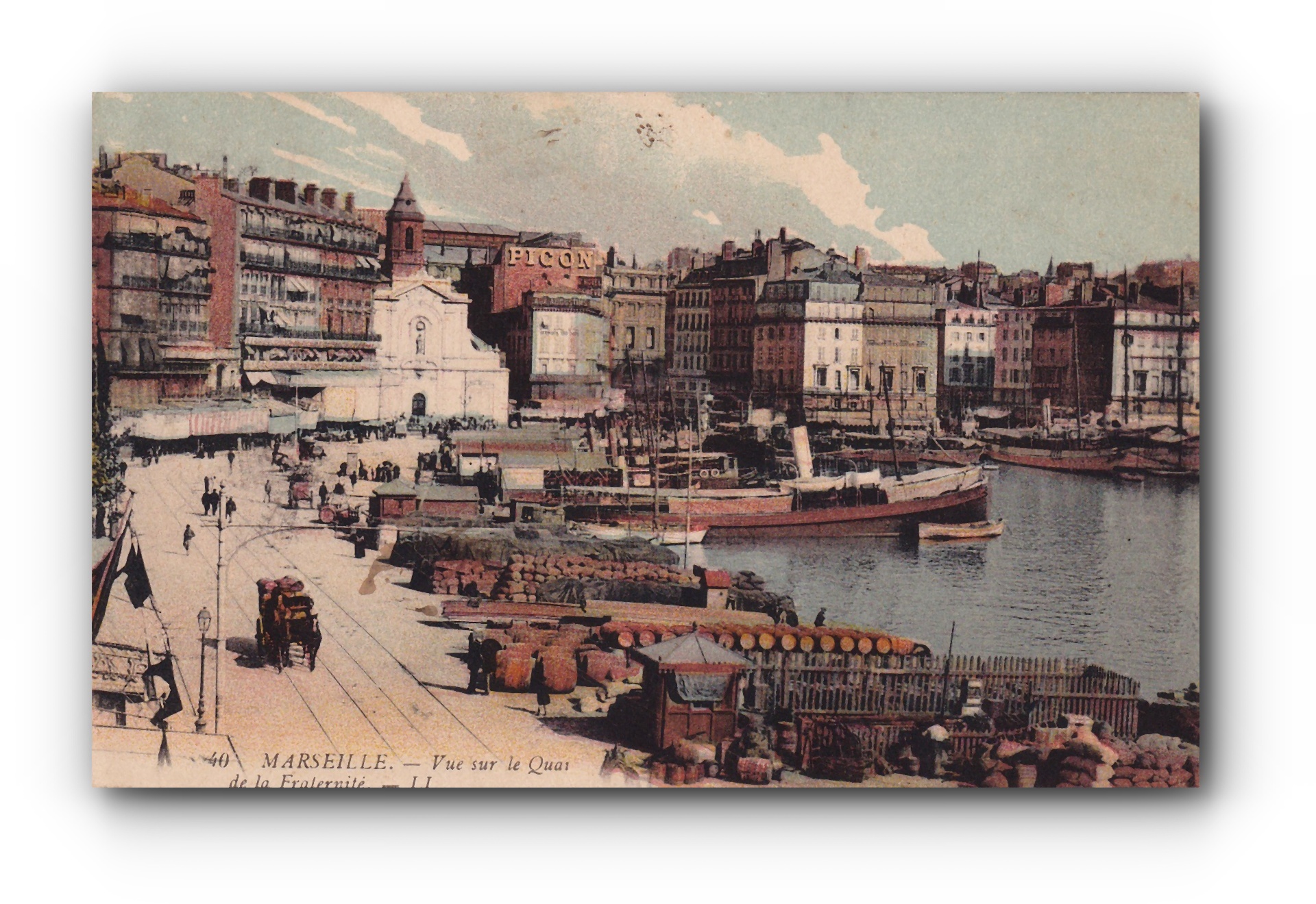 - Vue sur le quai de la Fraternité - 05.04.1912 -