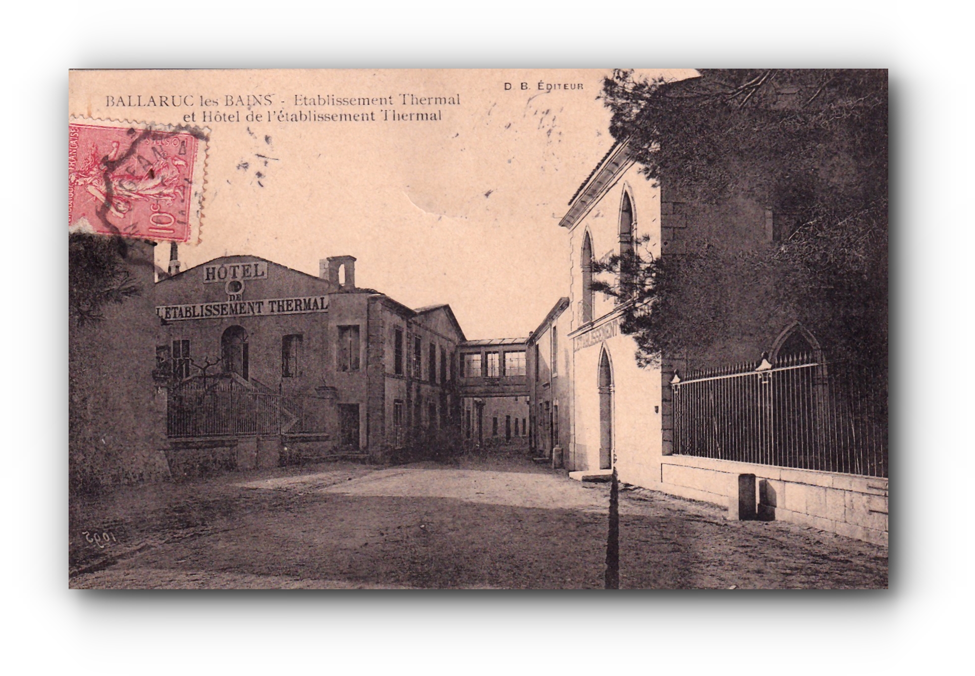 - Etablissement Thermal et Hôtel - BALARUC - les - BAINS - 13.01.1905 -
