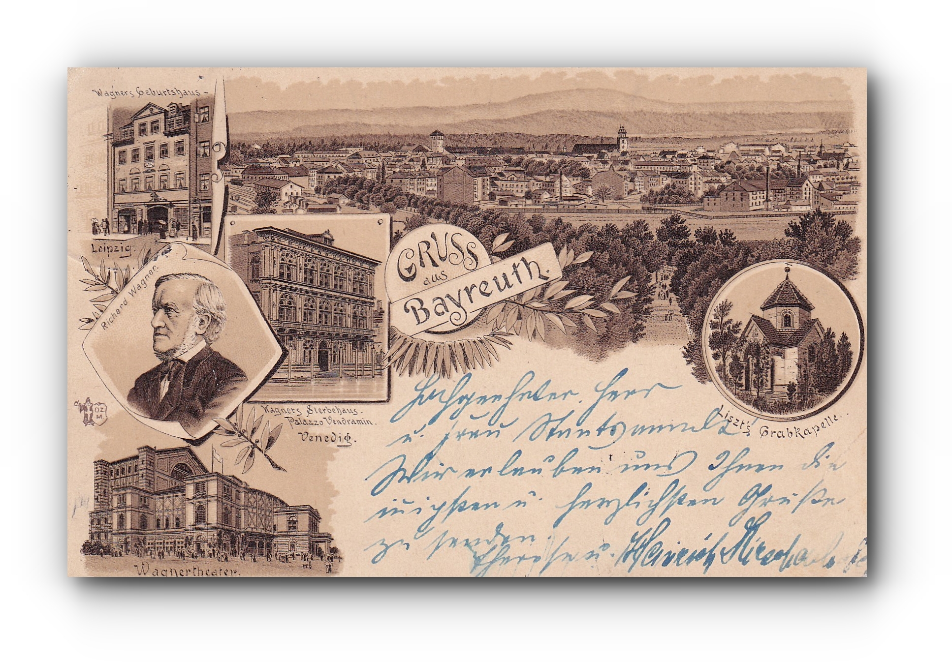 Gruss aus BAYREUTH - 23.02.1897