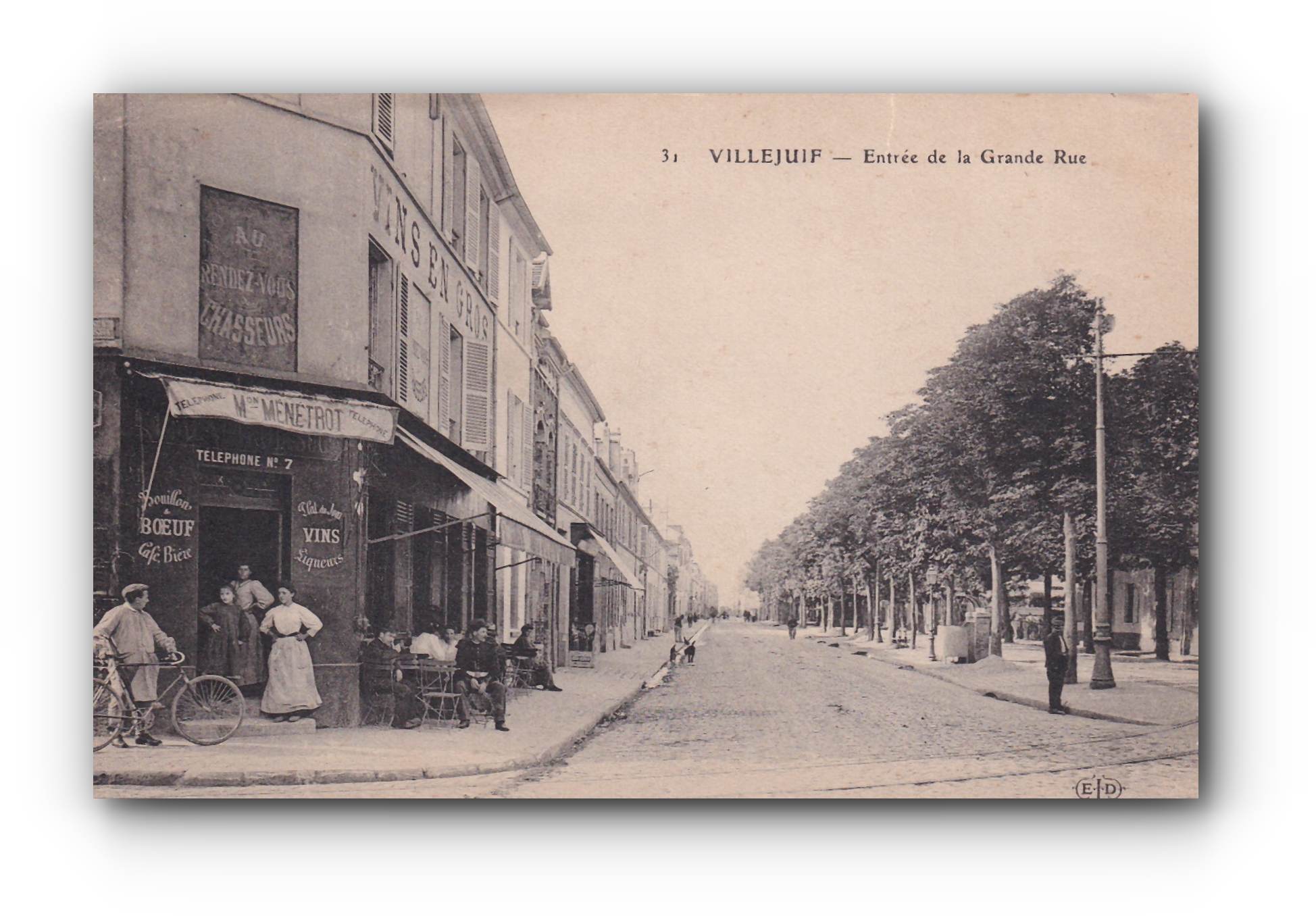 - VILLEJUIF -Entrée de la Grande Rue - 28.07.1914 -