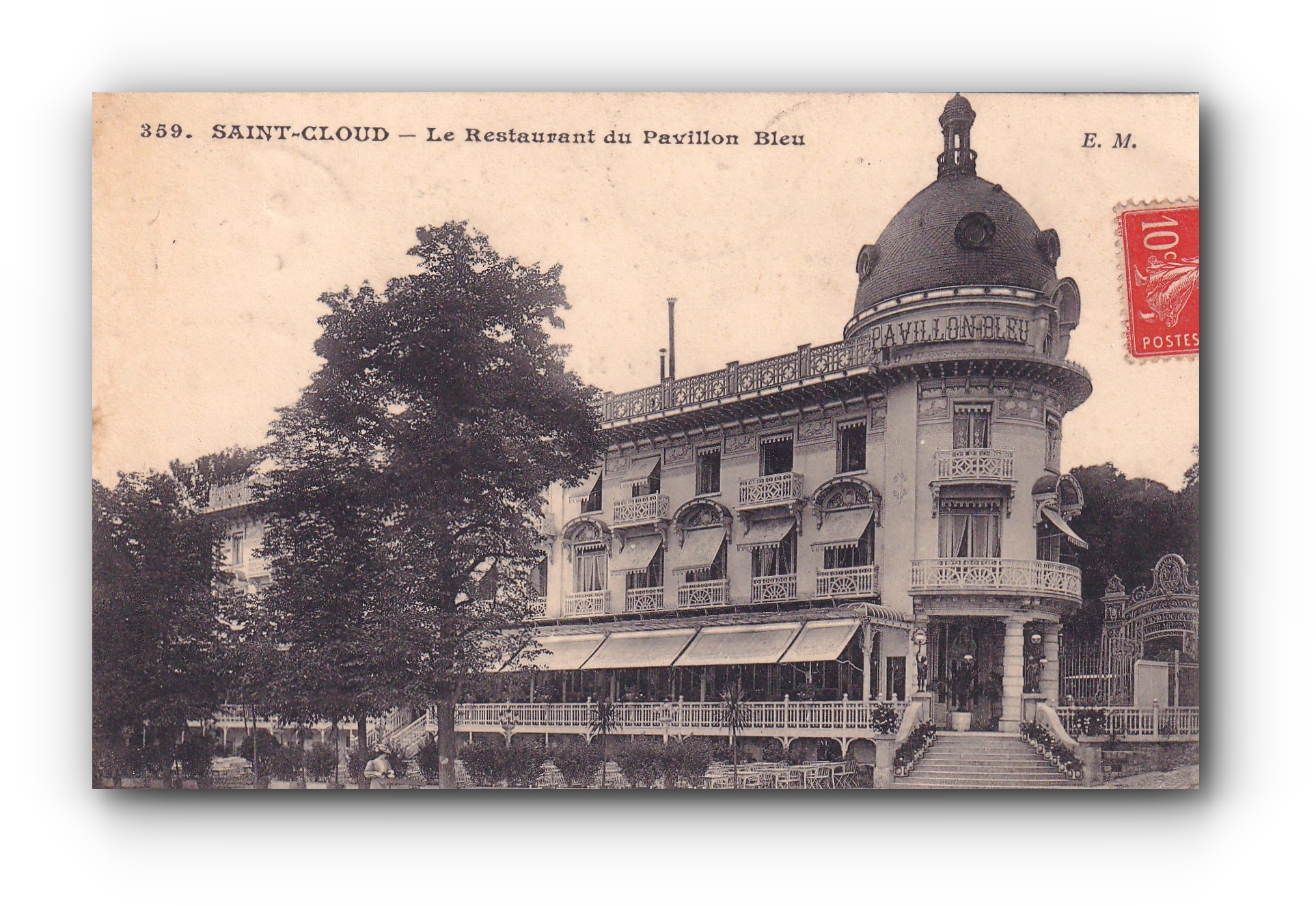 - Le Restaurant du Pavillon Bleu - SAINT - CLOUD - 08.05.1805 -