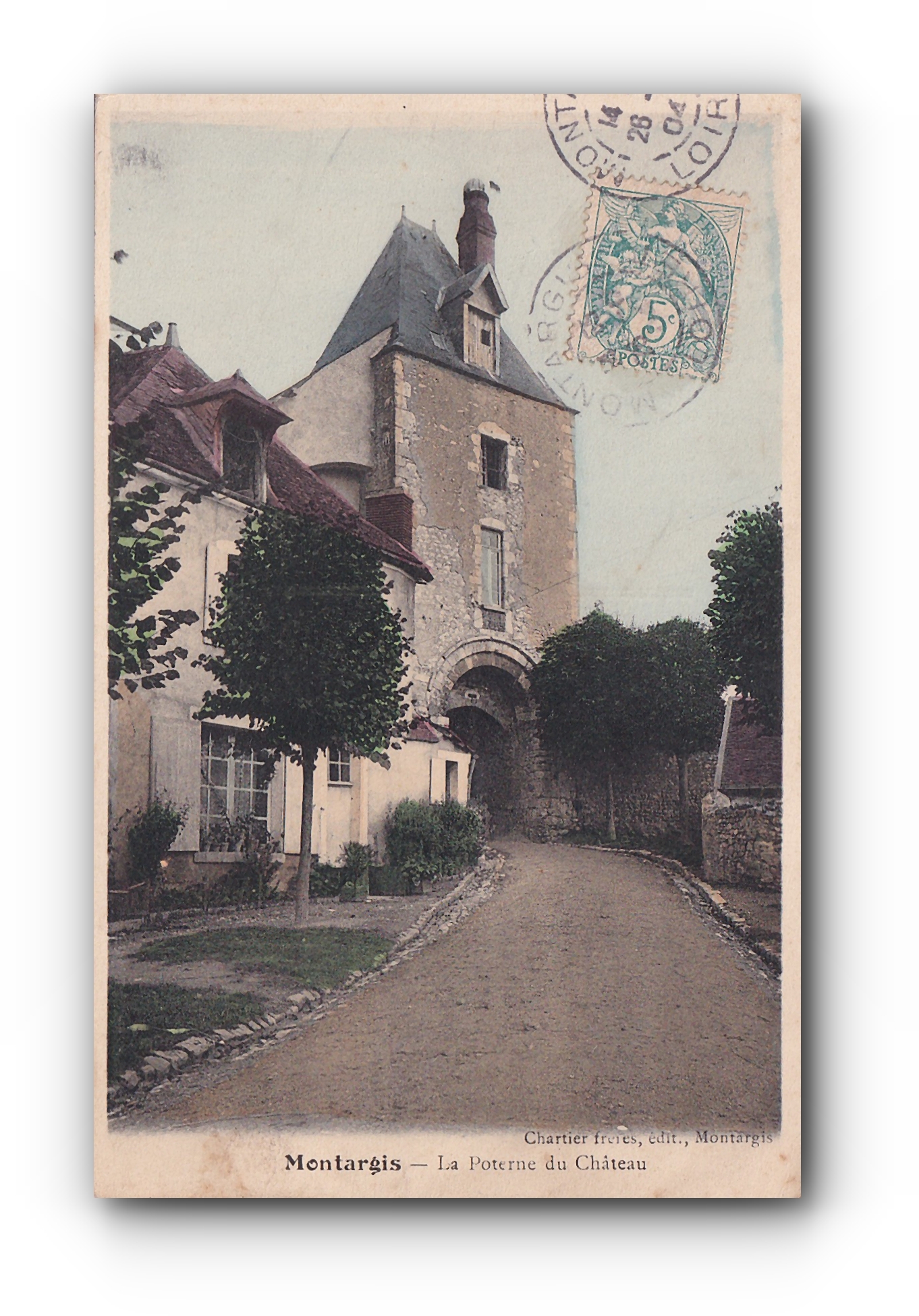- La Poterne du Château - MONTARGIS -27.12.1904 -