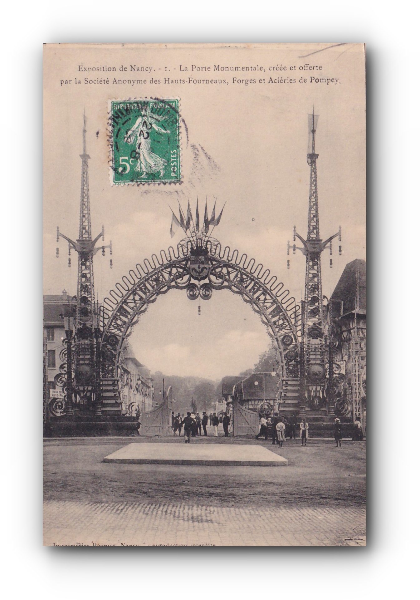 - Exposition de NANCY - 22.08.1908 -
