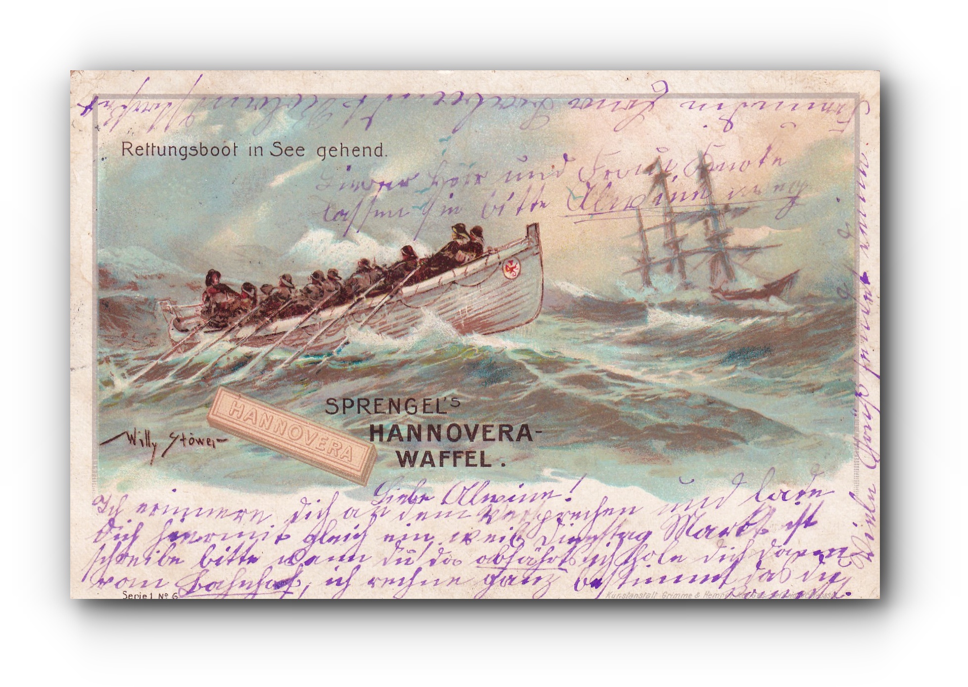 Hannovera Waffeln - 1901 -Les gaufres Hanovera - Hanovera wafers