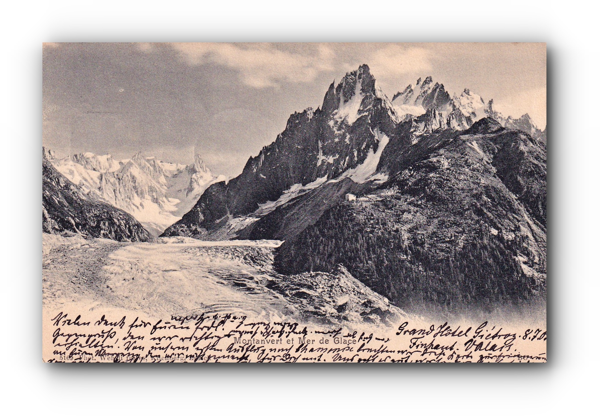 Montanvert et mer de glace - 08.07.1905