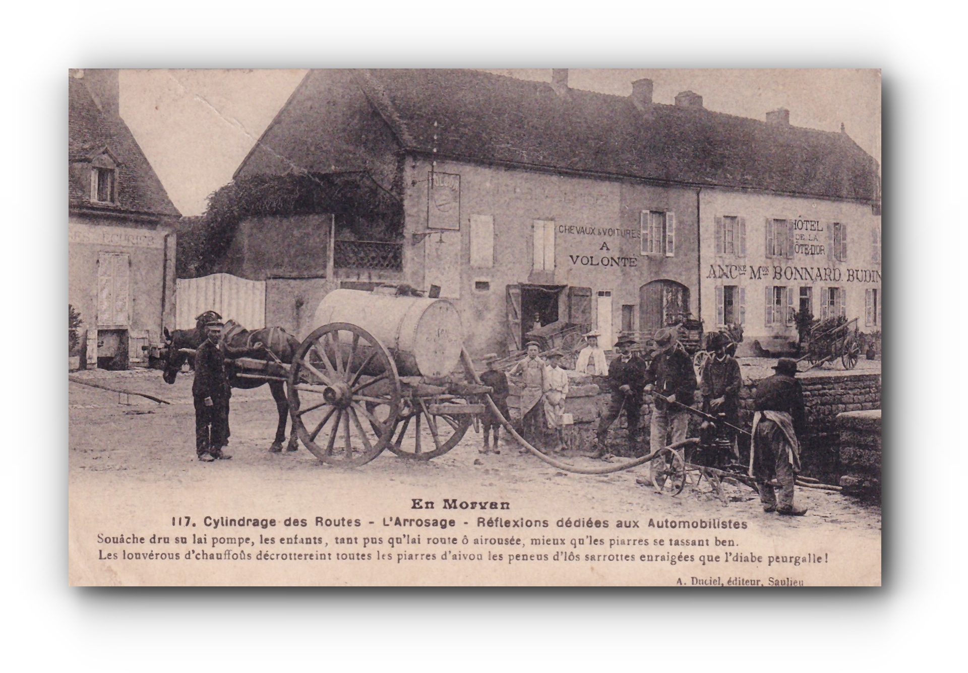 - Cylindrage des Routes -EN MORVAN - 19.09.1900 -