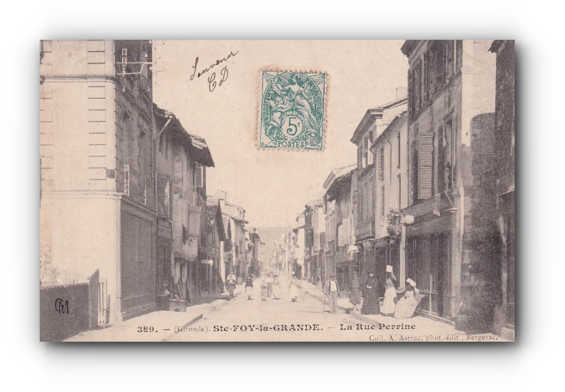 - Ste - FOY - la - GRANDE - La Rue Perrine - 16.09.1905 -