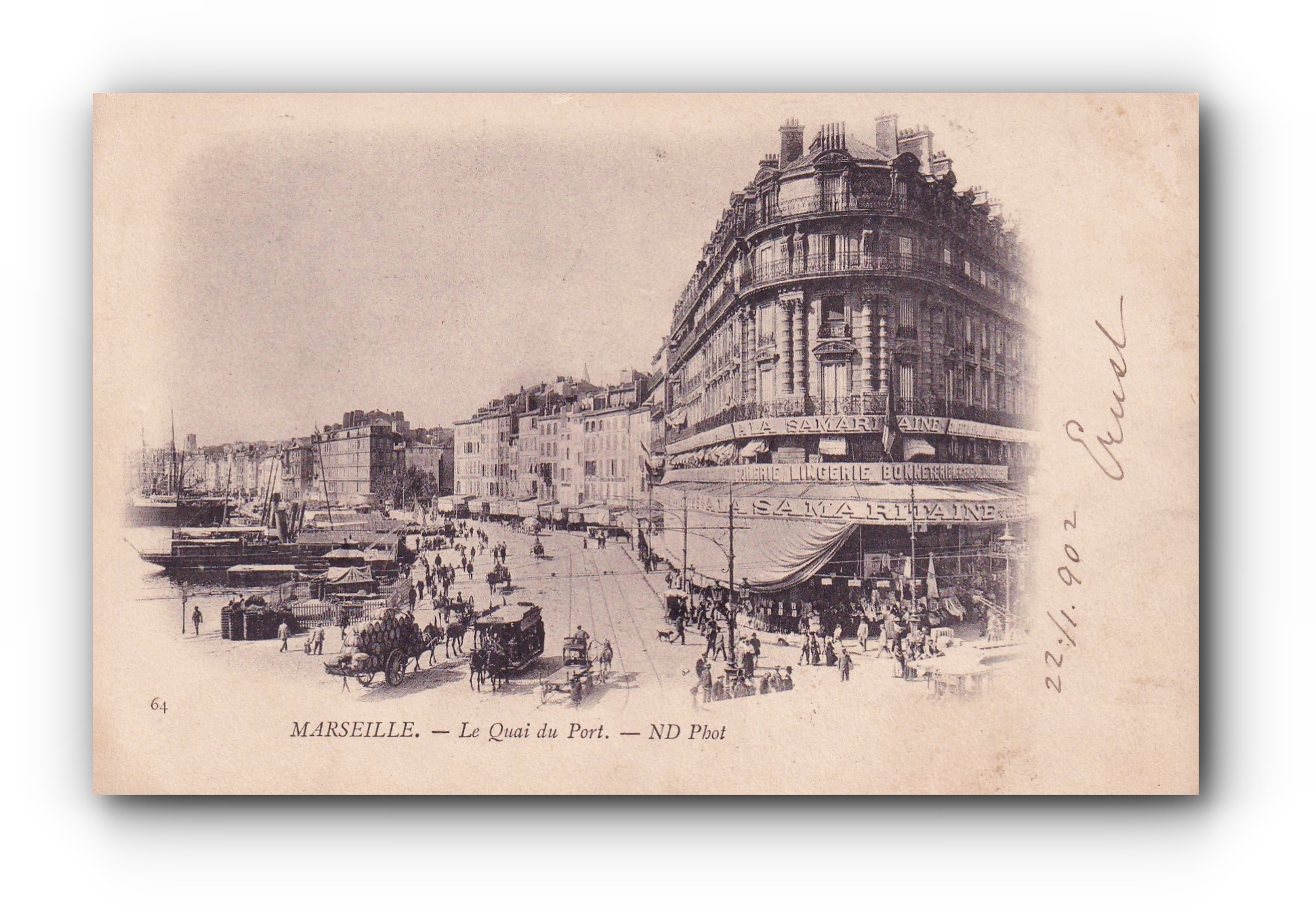 - Le quai du port - 22.01.1902 -