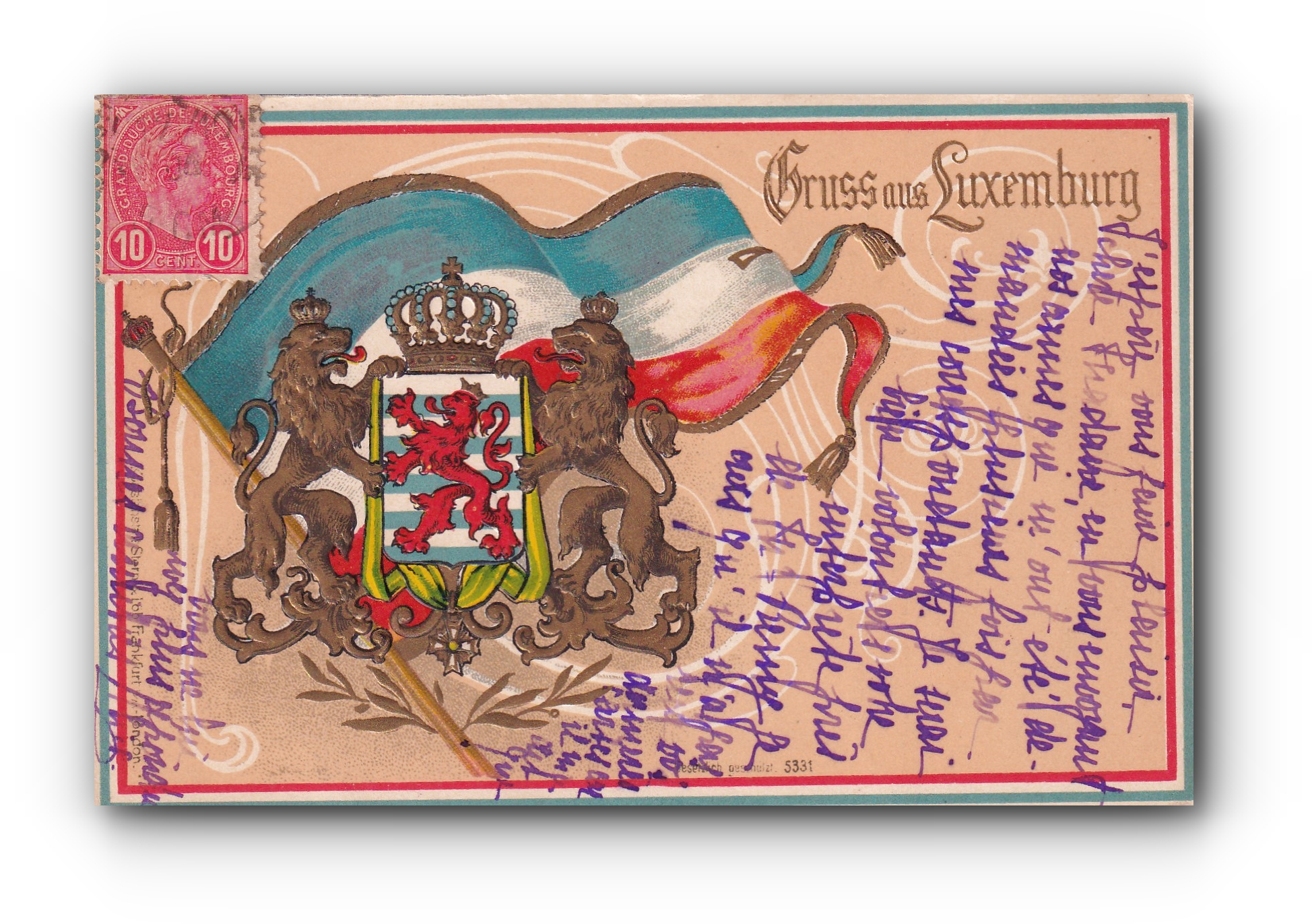Gruss aus LUXEMBURG - 07.10.1904