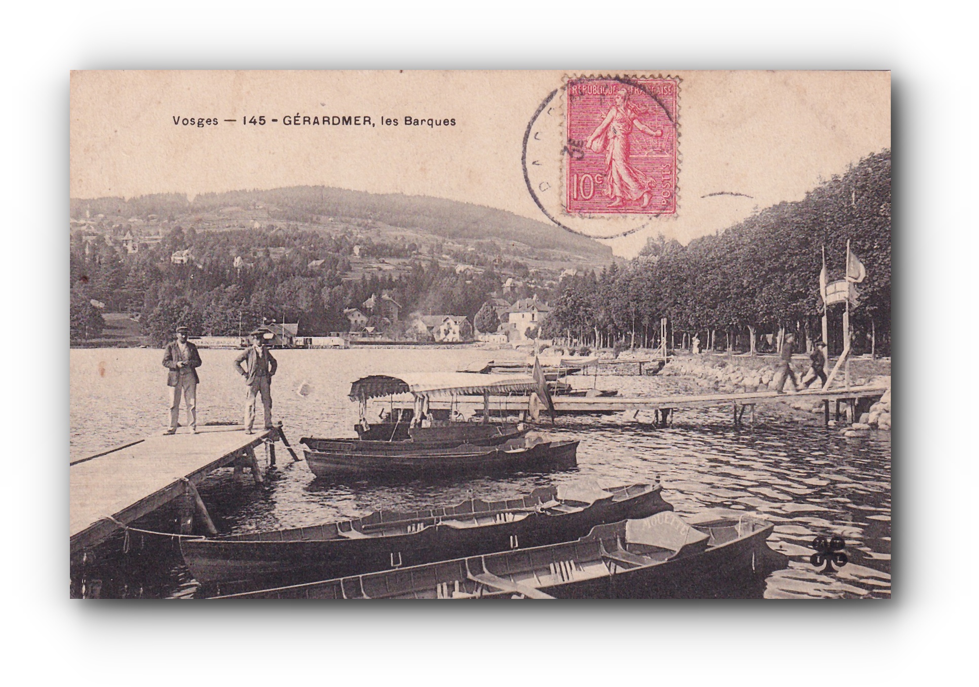 - Les barques - GÉRARDMER - 21.12.1905 -