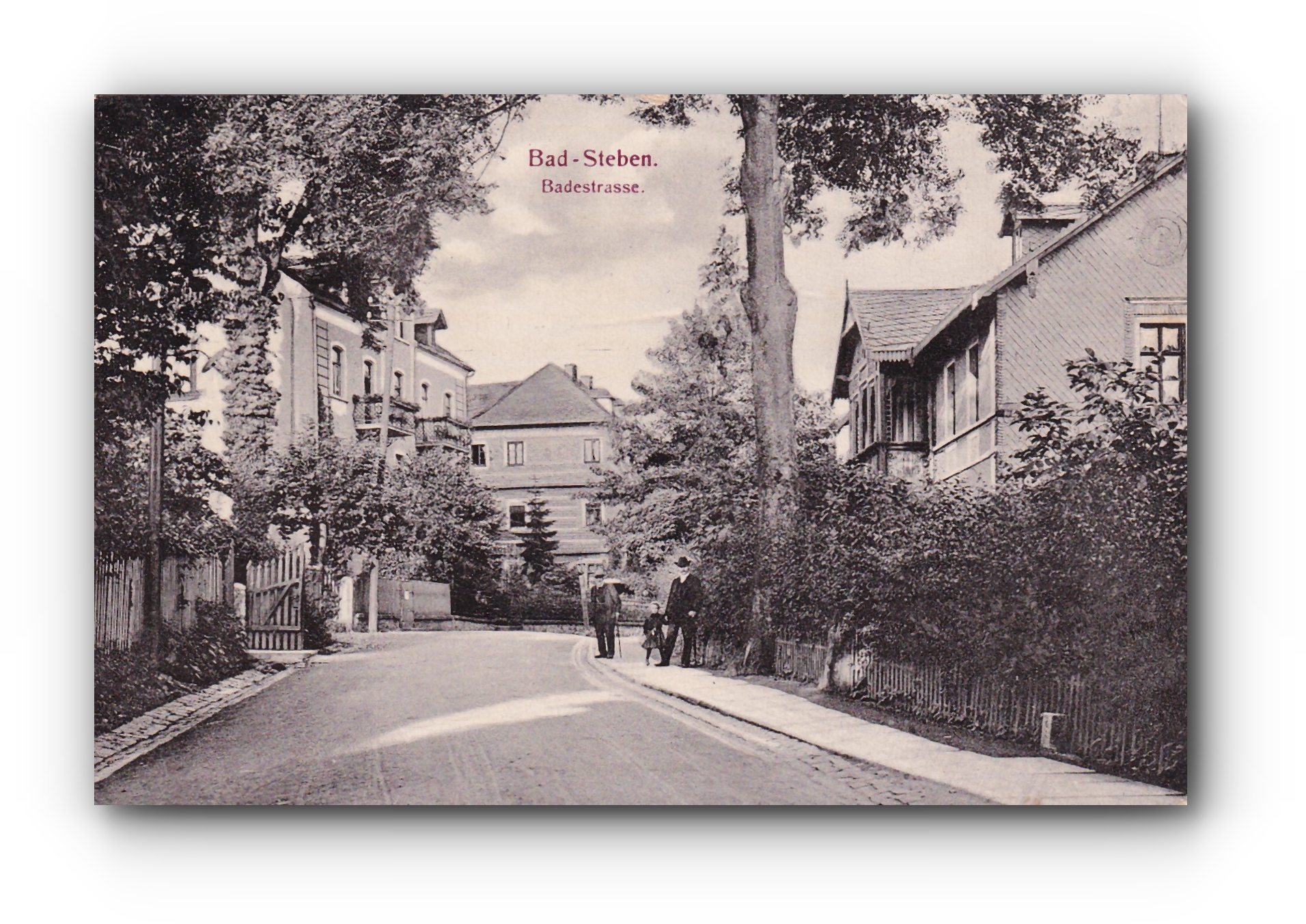 - Badestrasse - BAD STEBEN - 17.08.1916 -
