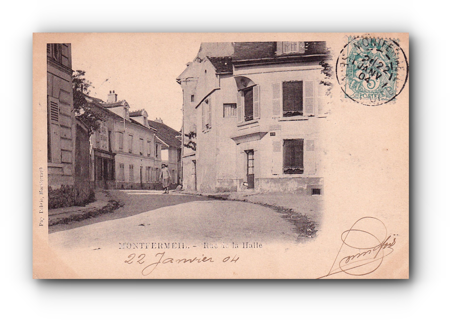 - Rue de la Halle - MONTFERMEIL - 22.01.1904 -