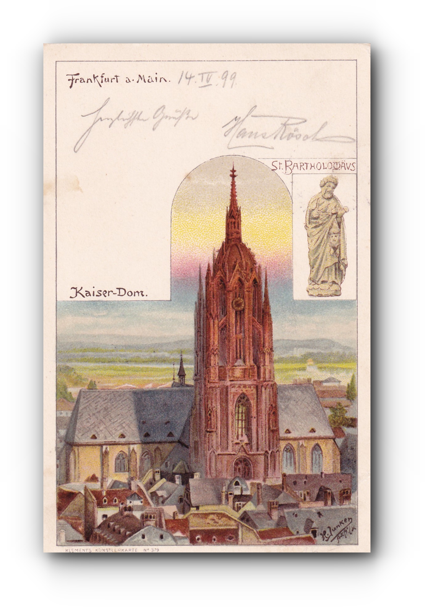 - FRANKFURT a MAIN - 14.04.1899 -
